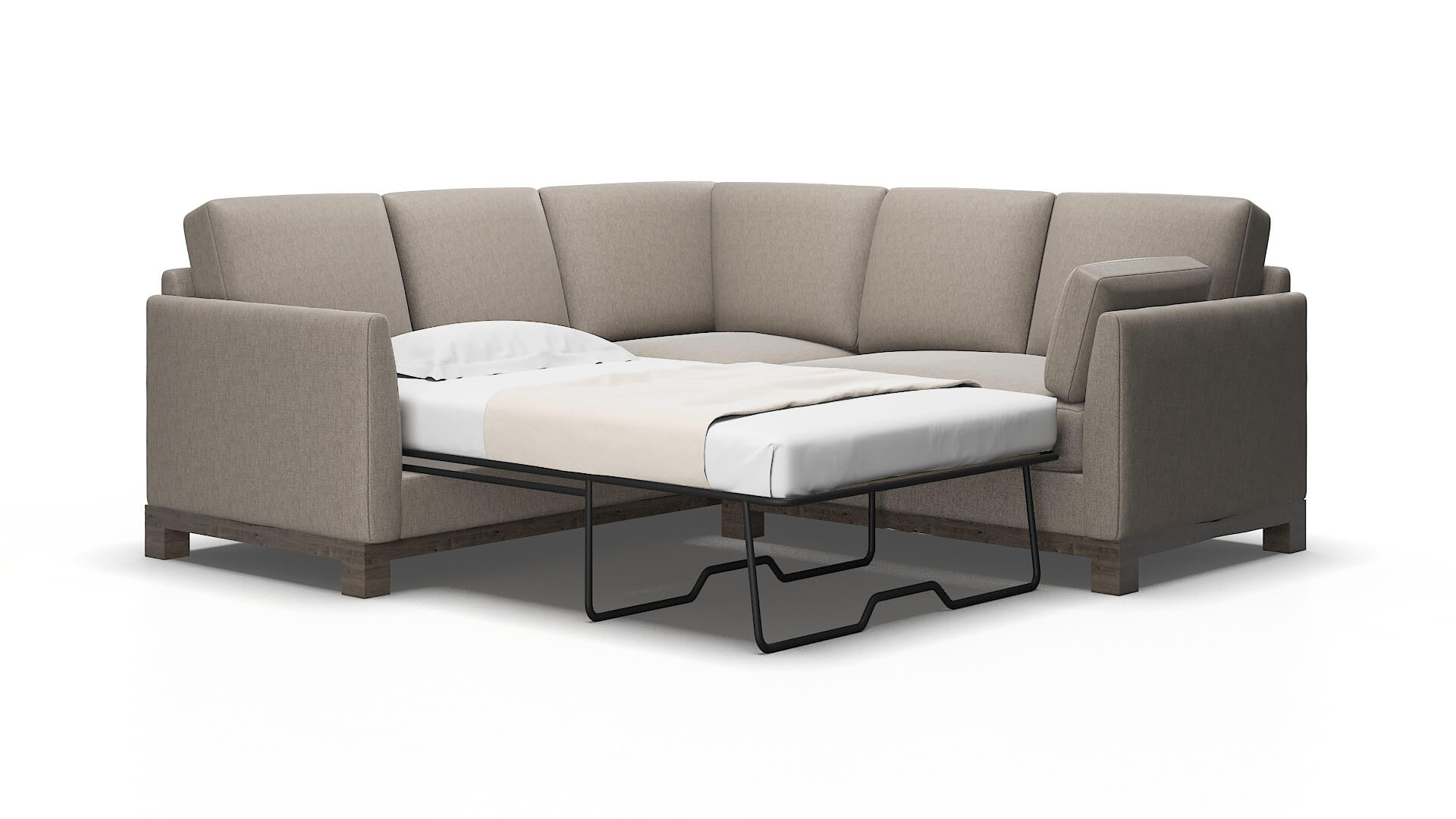 Dover Cosmo Taupe Sectional Sleeper 2