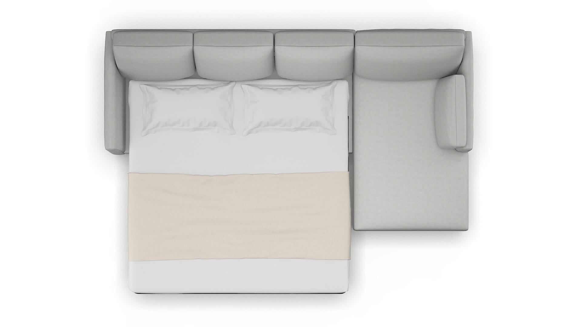 Dover Dawson Platinum Panel Sleeper Espresso legs 3