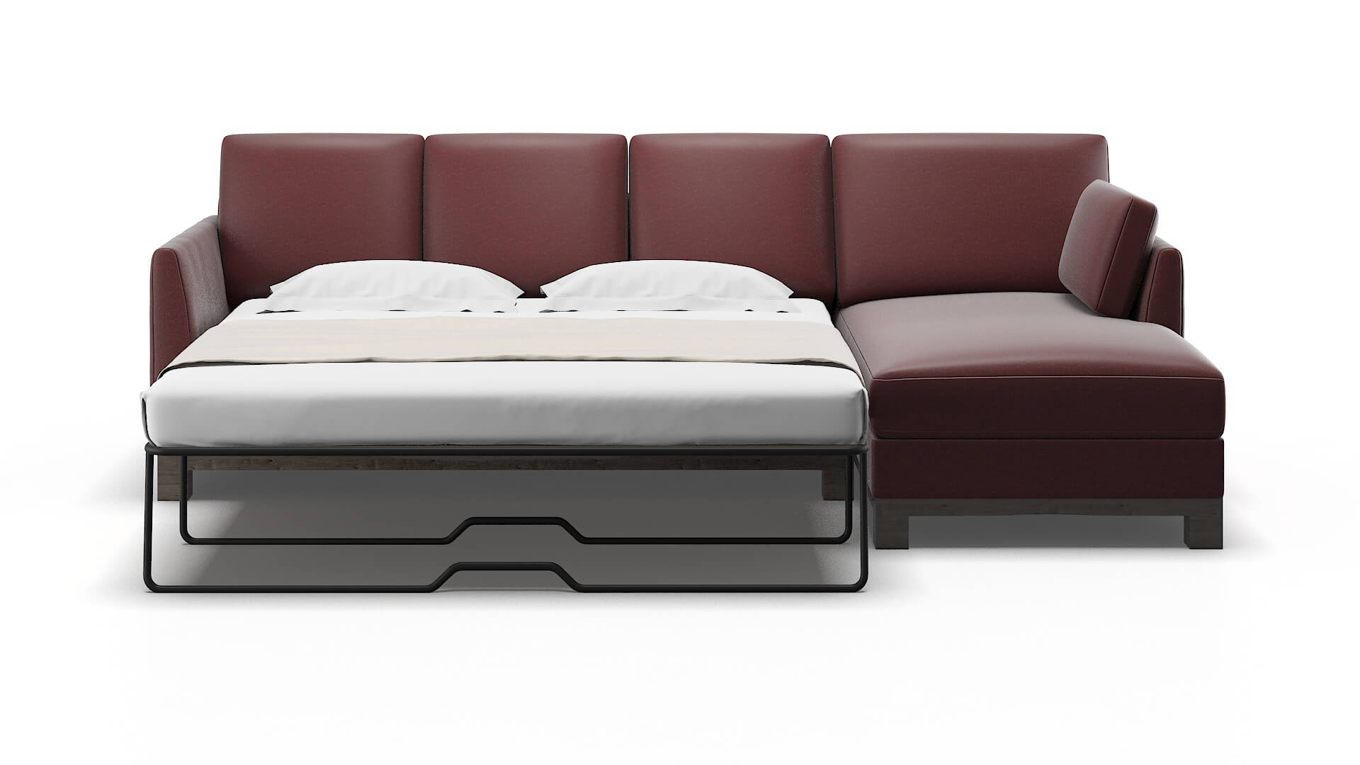 Dover Derby Berry Panel Sleeper Espresso legs 1