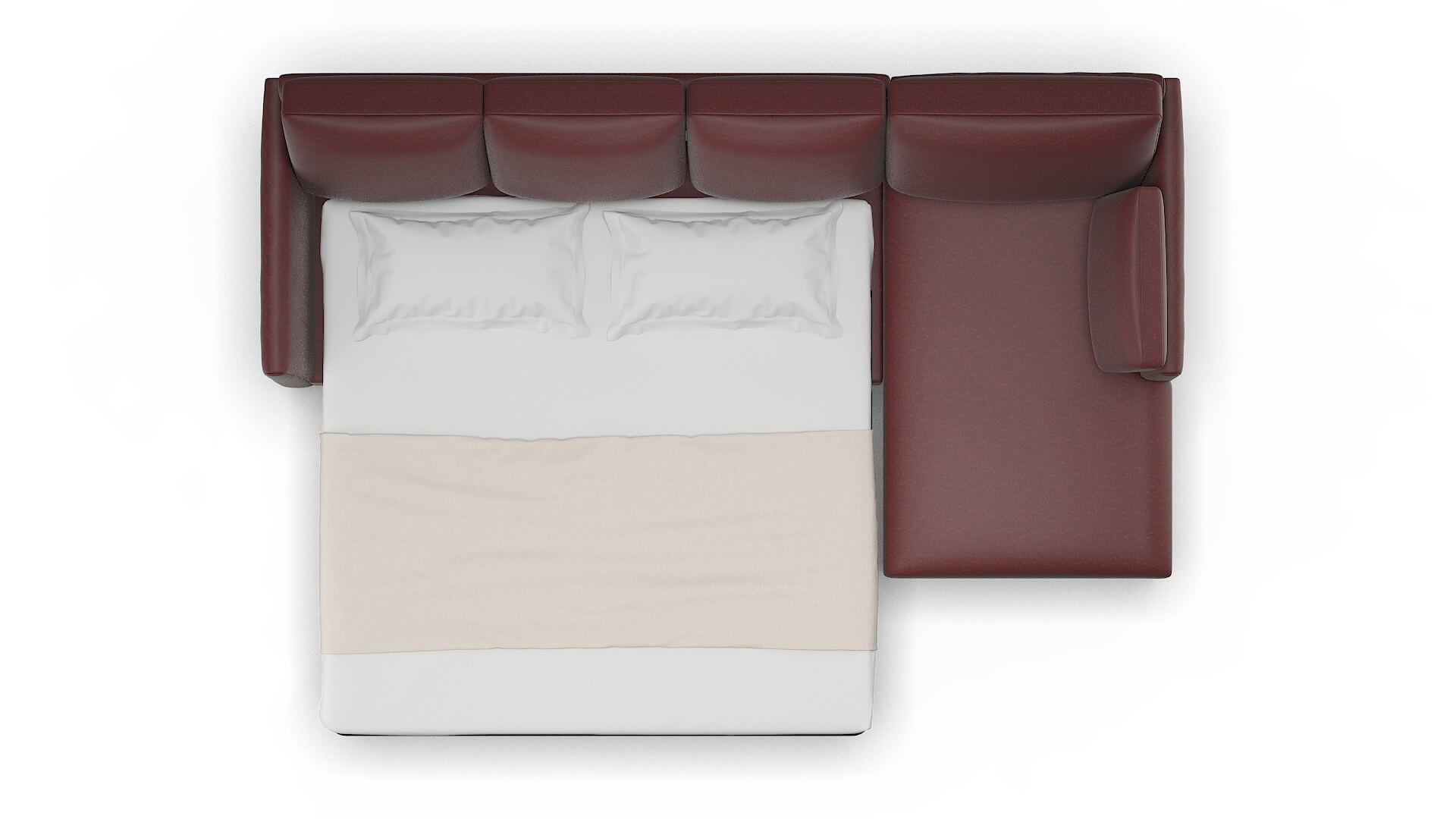 Dover Derby Berry Panel Sleeper Espresso legs 3