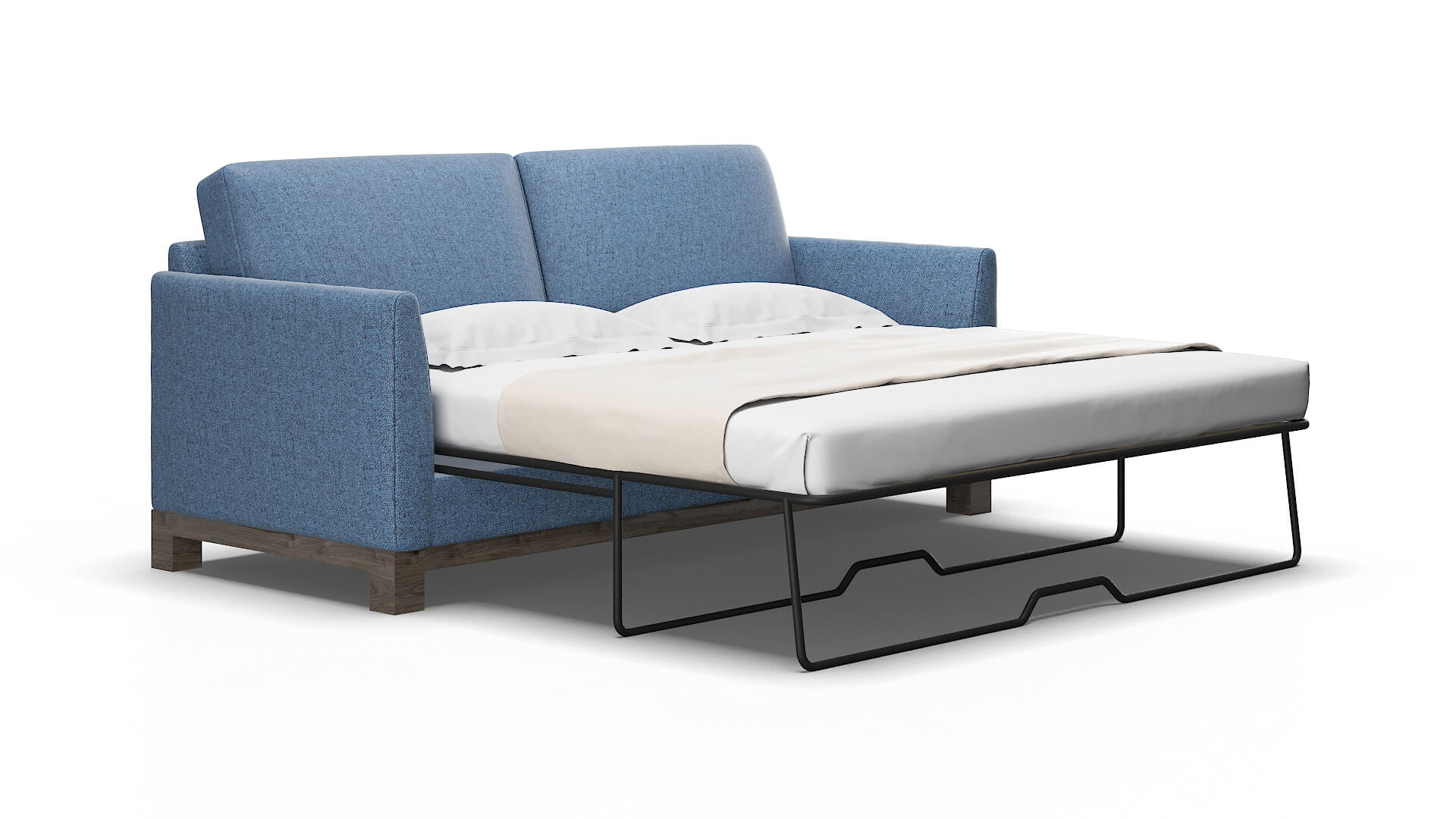 Dover Derby navy Sofa sleeper Espresso Legs  2