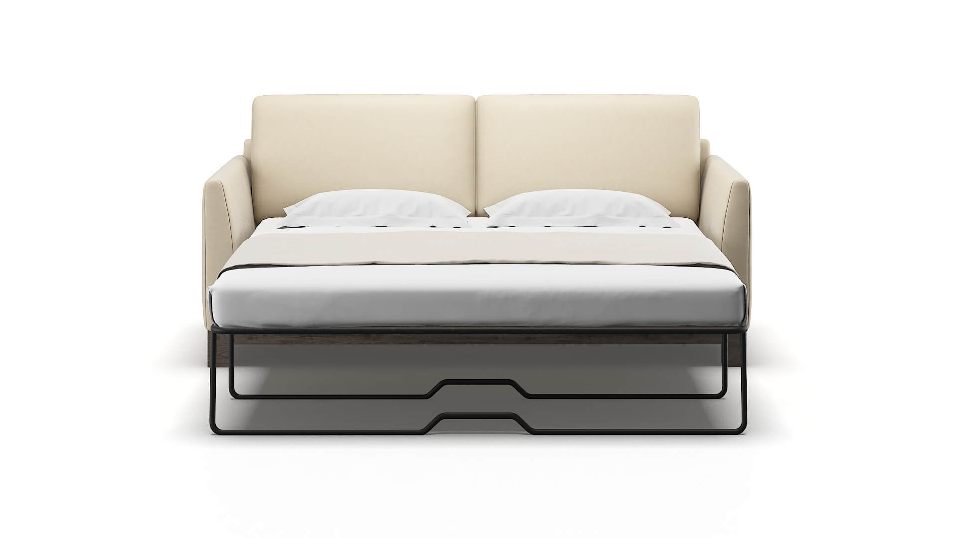 Dover Dream_d Almond Sofa Sleeper Espresso legs 1