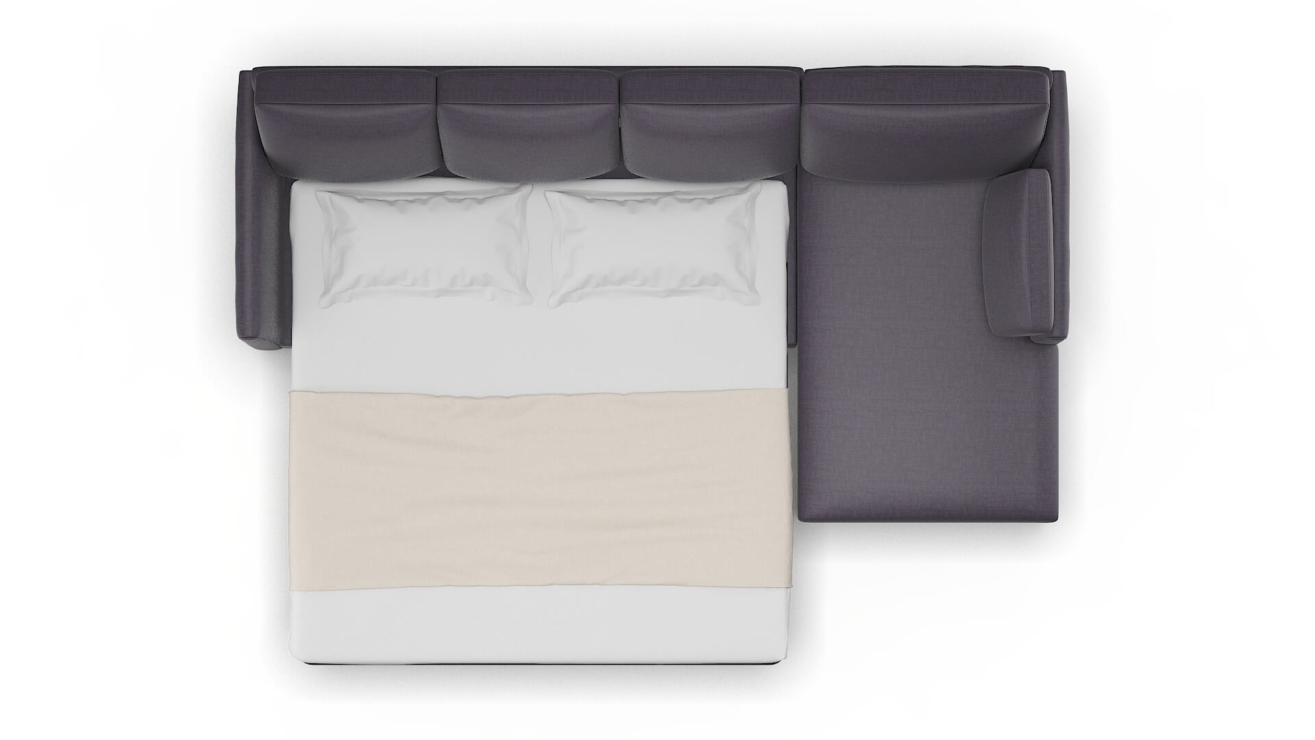 Dover Durham Ink Panel Sleeper Espresso legs 3