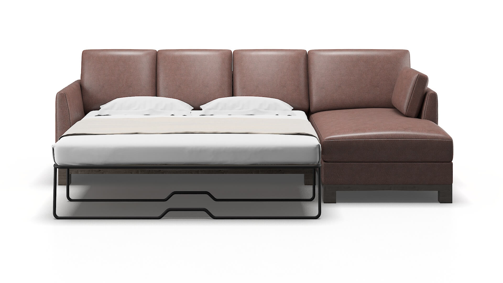 Dover Ford Brown Panel Sleeper Espresso legs 1