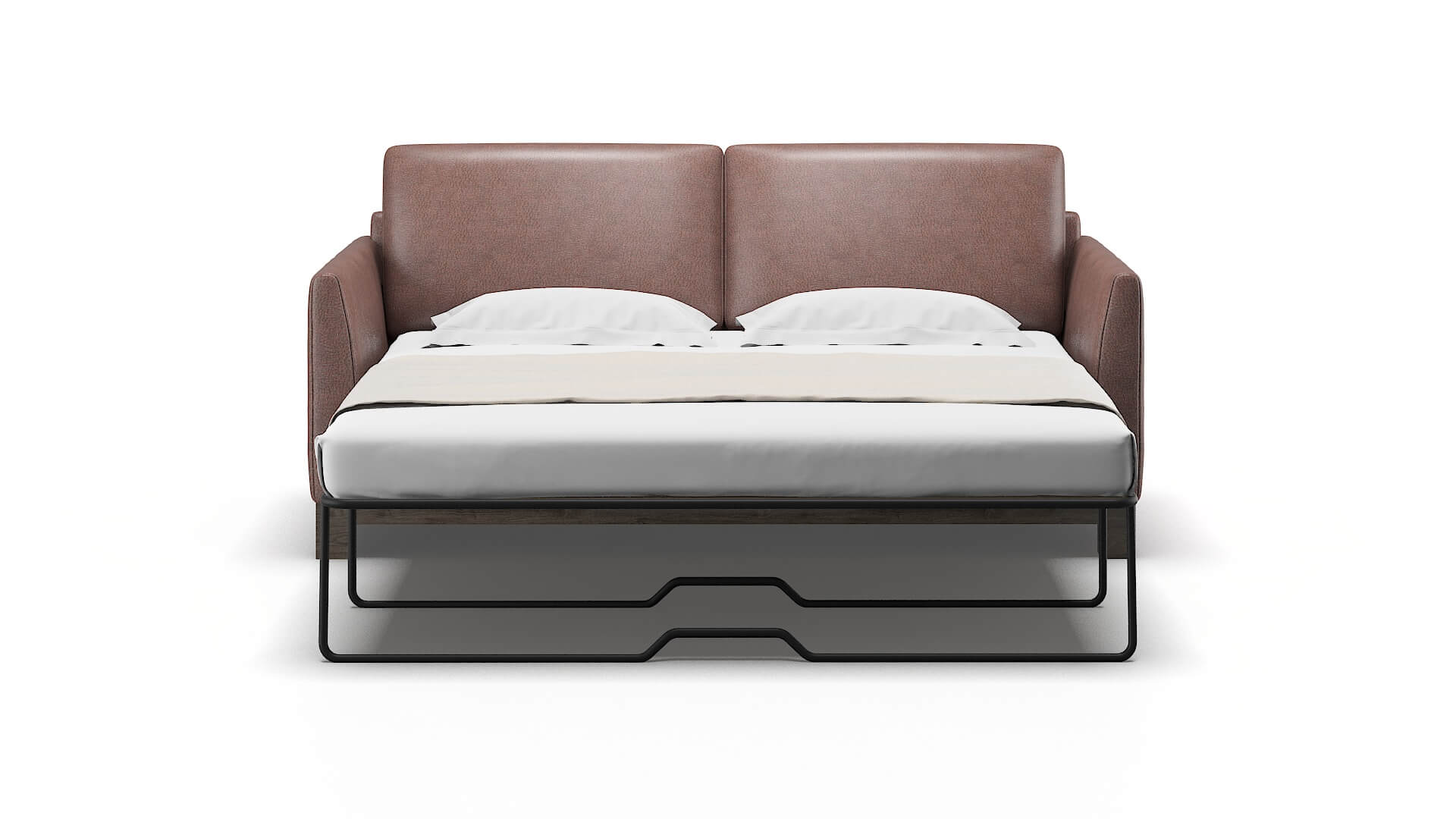 Dover Ford Brown Sofa Sleeper Espresso legs 1