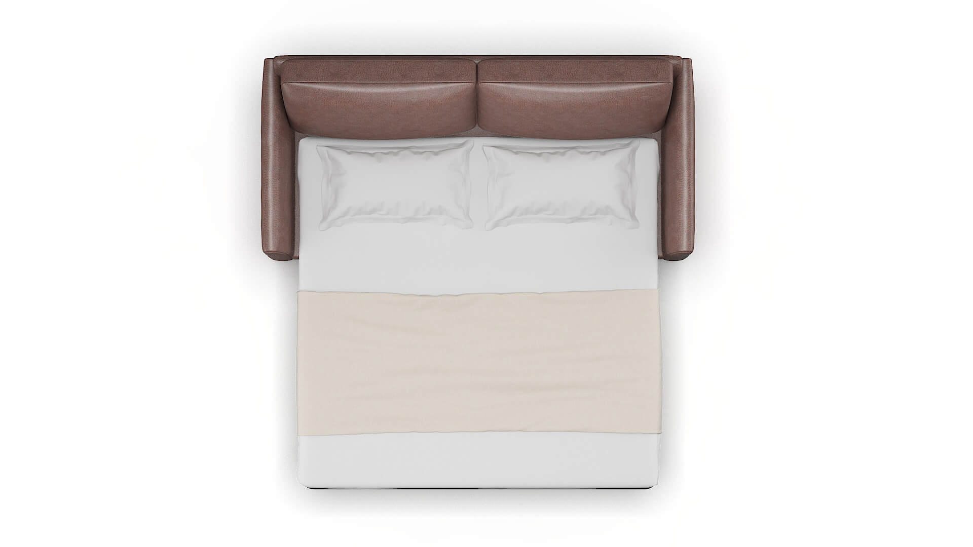 Dover Ford Brown Sofa Sleeper Espresso legs 3