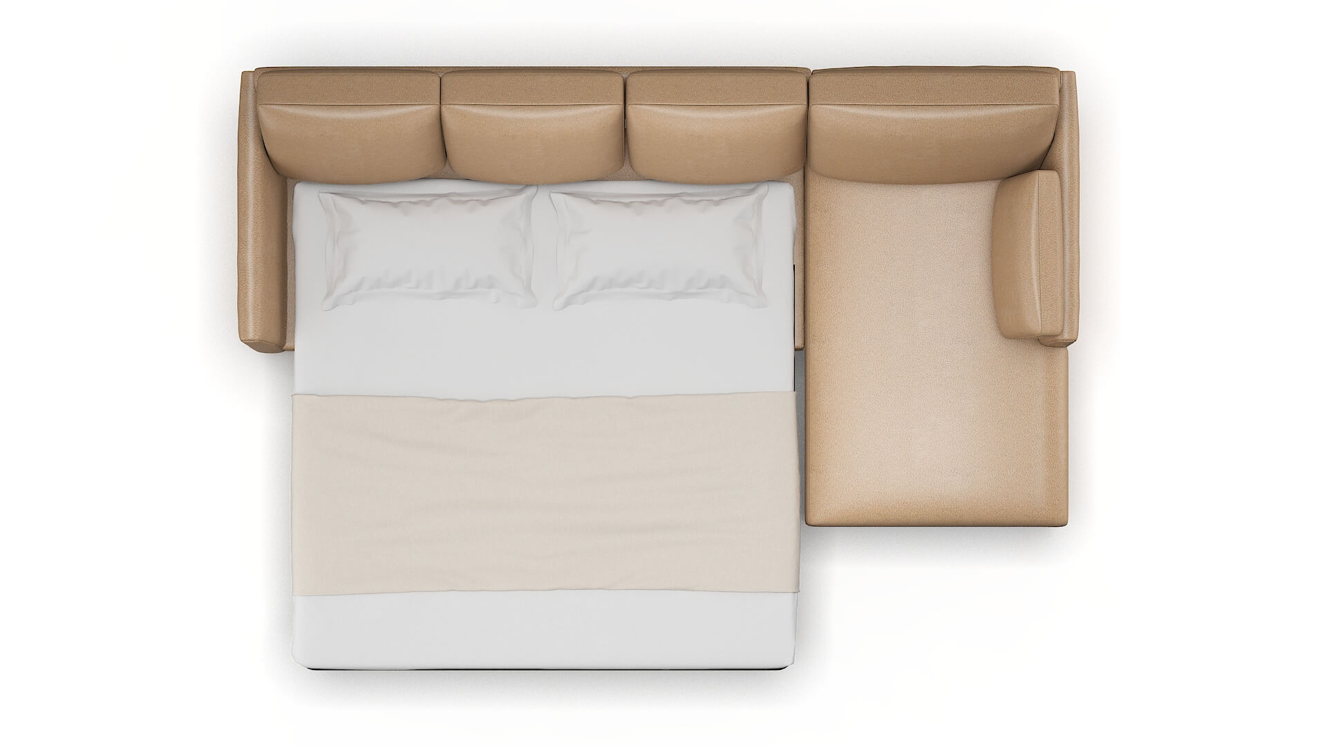 Dover Ford Dune Panel Sleeper Espresso legs 3