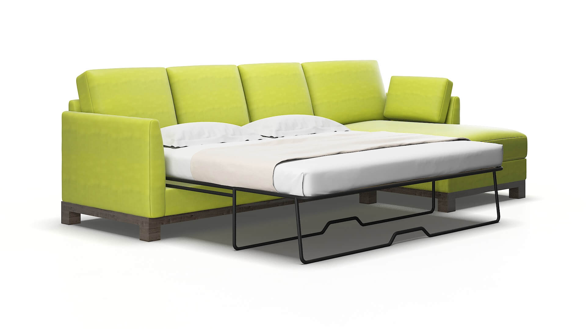 Dover Hathaway apple Panel sleeper Espresso Legs  2