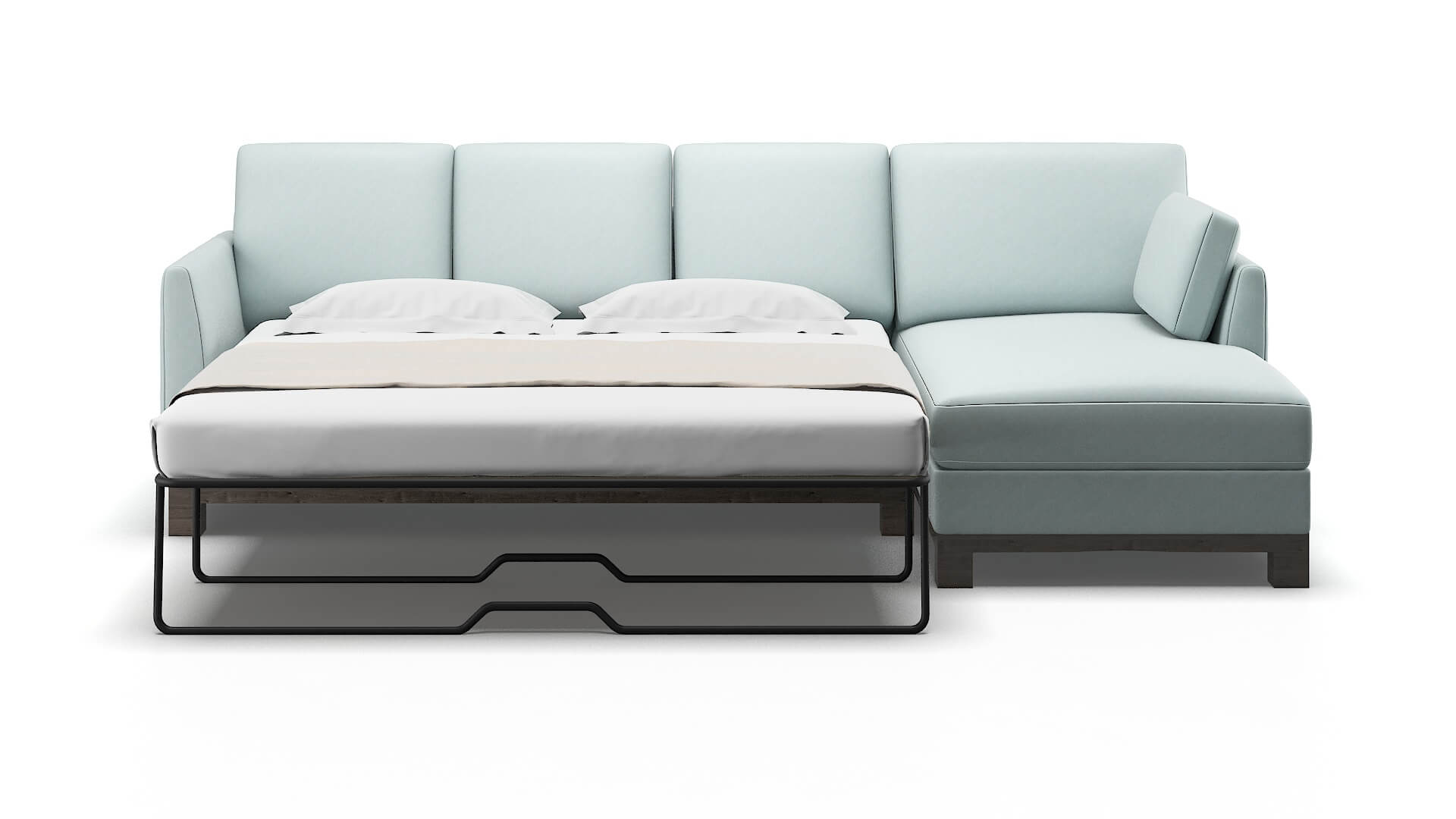 Dover Hepburn Peridot Panel Sleeper Espresso legs 1