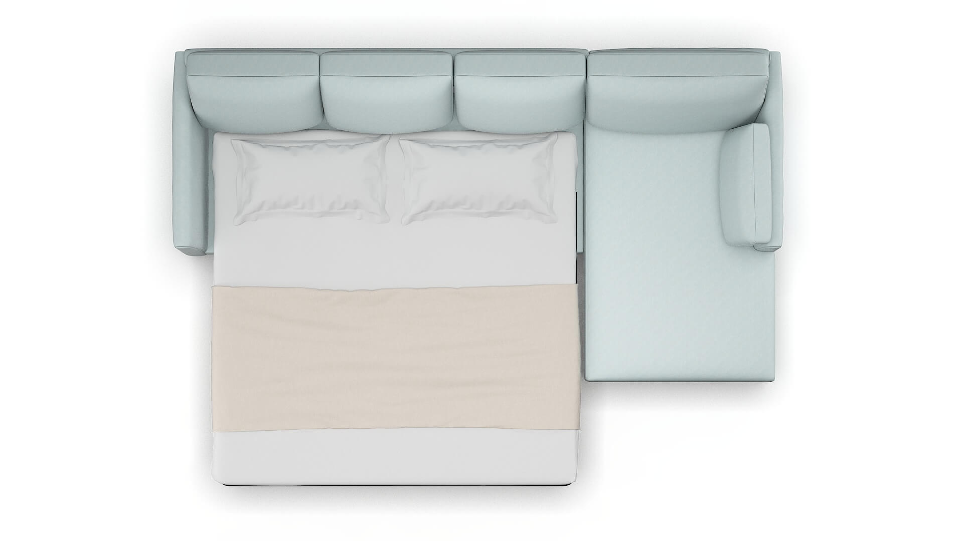 Dover Hepburn Peridot Panel Sleeper Espresso legs 3