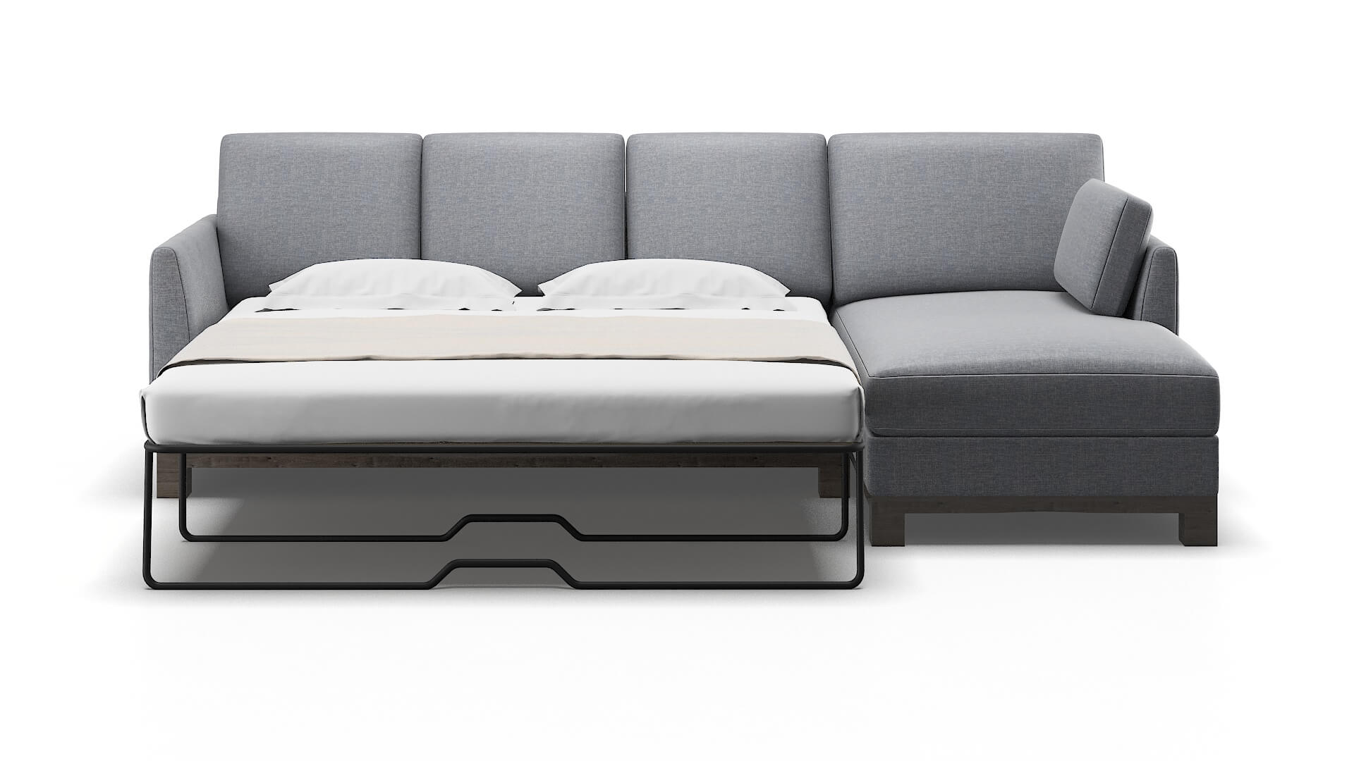 Dover Keylargo Ash Panel Sleeper Espresso legs 1