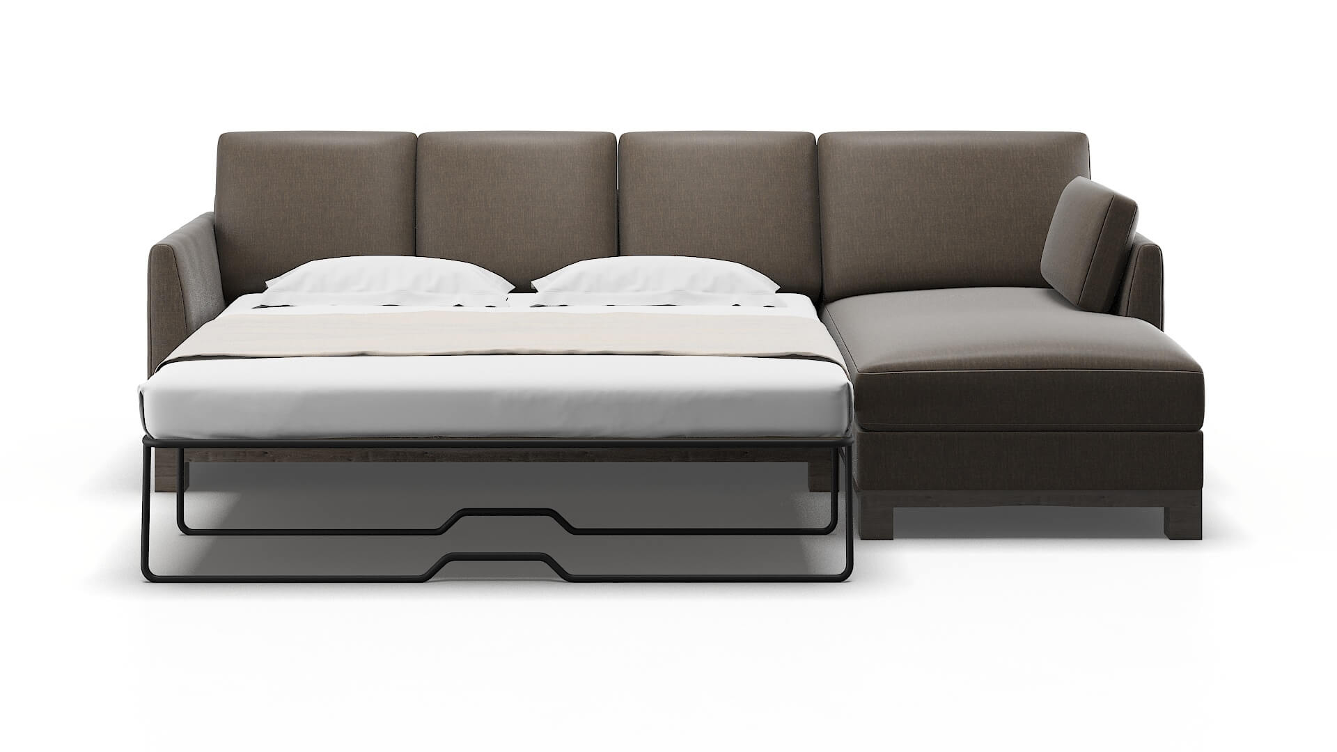 Dover Keylargo Bark Panel Sleeper Espresso legs 1