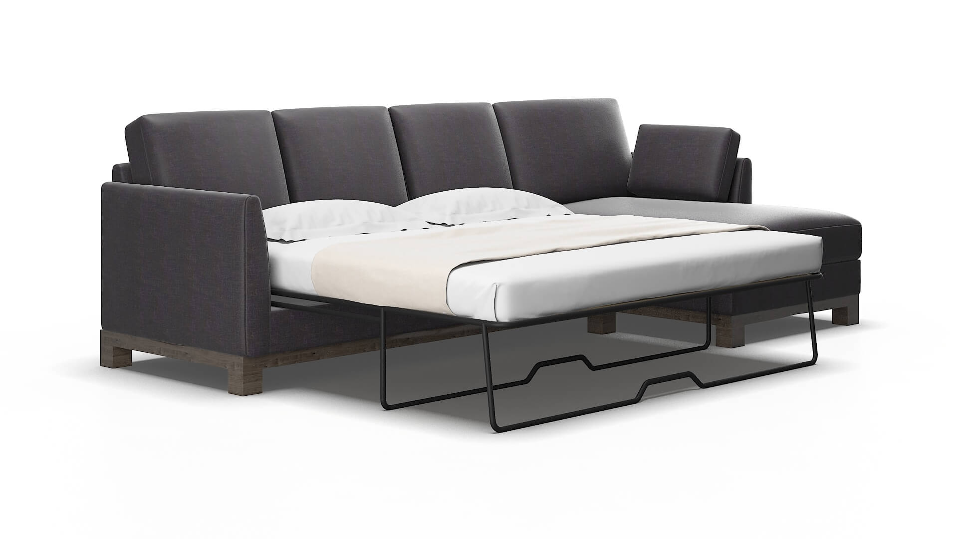 Dover Keylargo Ebony Panel Sleeper Espresso legs 2