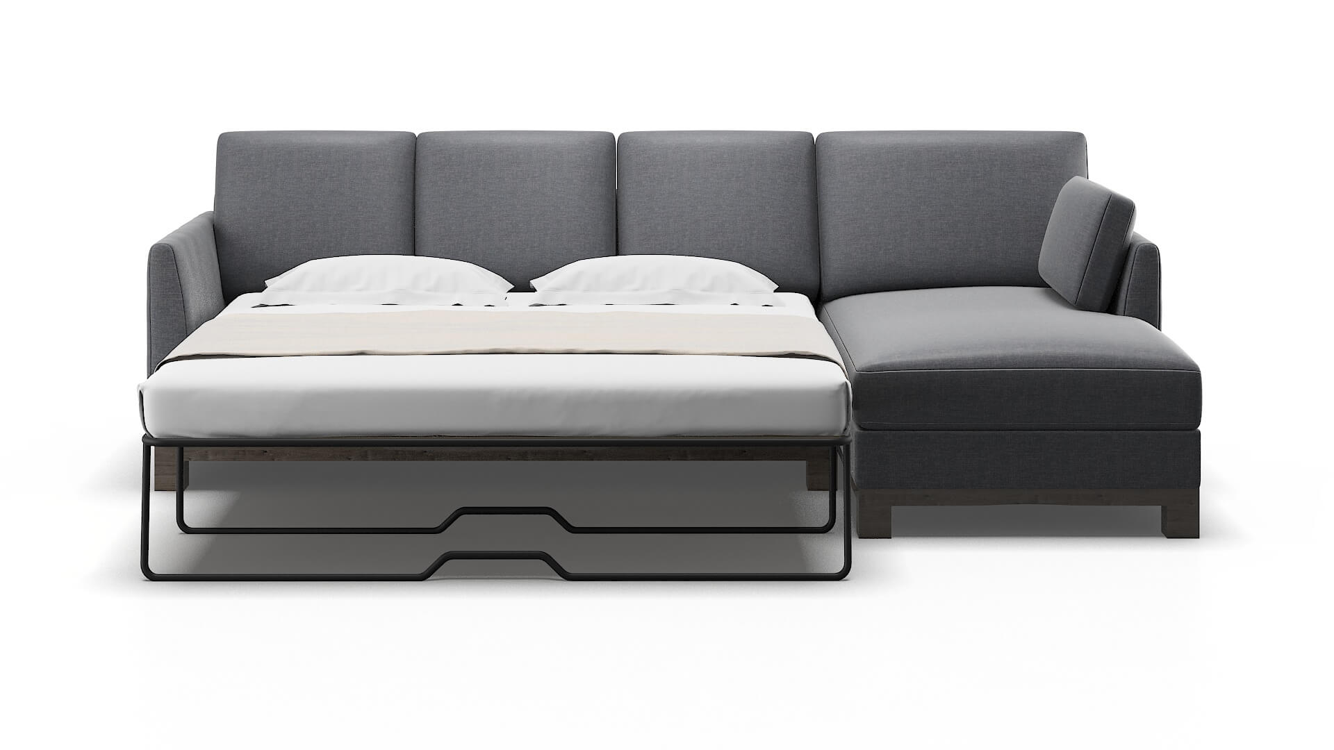 Dover Keylargo Graphite Panel Sleeper Espresso legs 1