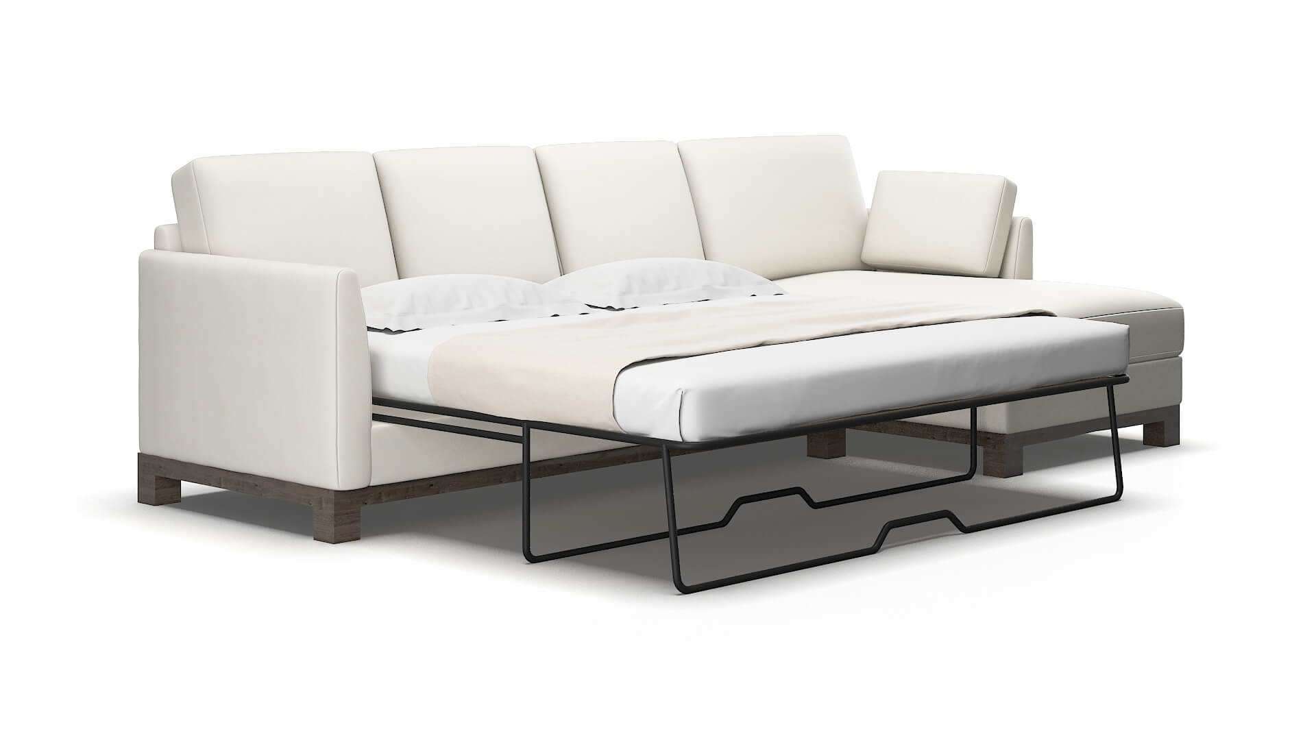 Dover Keylargo Oatmeal Panel Sleeper Espresso legs 2