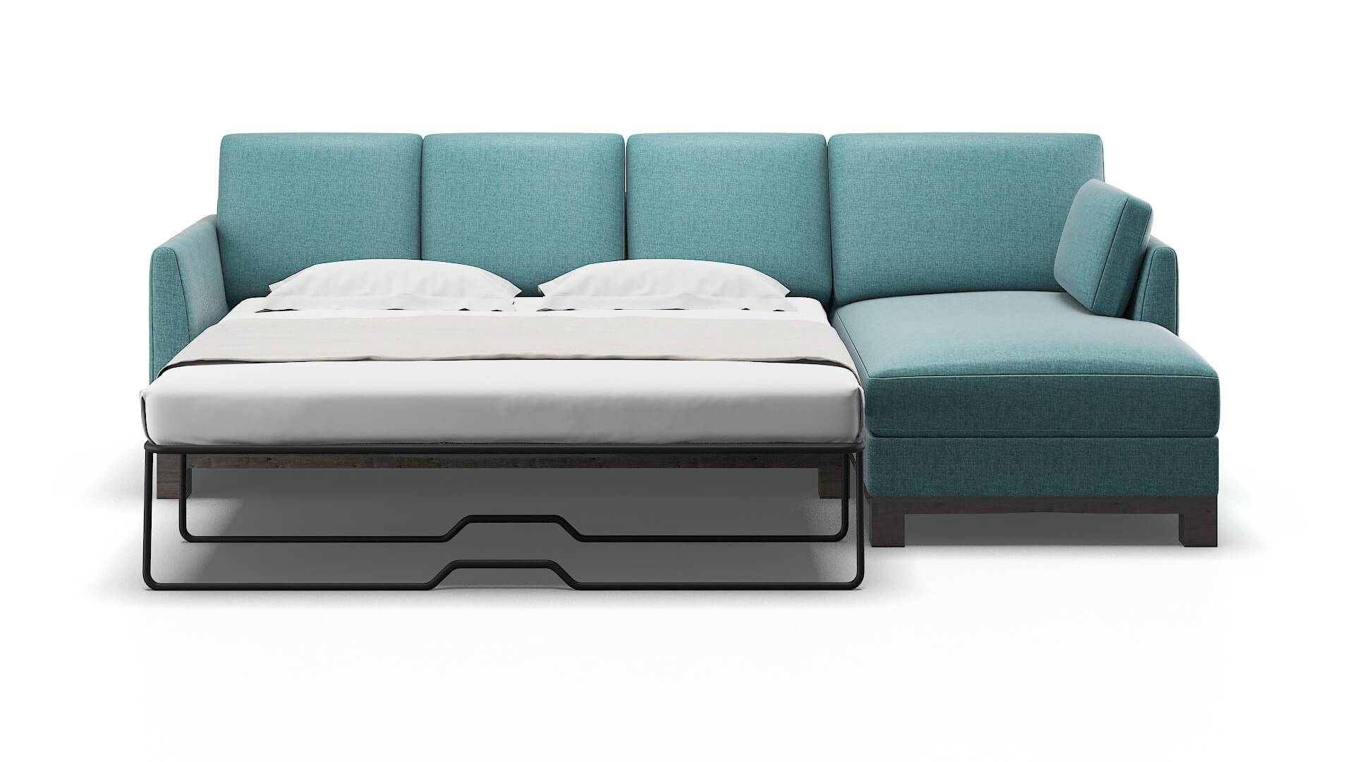 Dover Keylargo Zenithteal Panel Sleeper Espresso legs 1