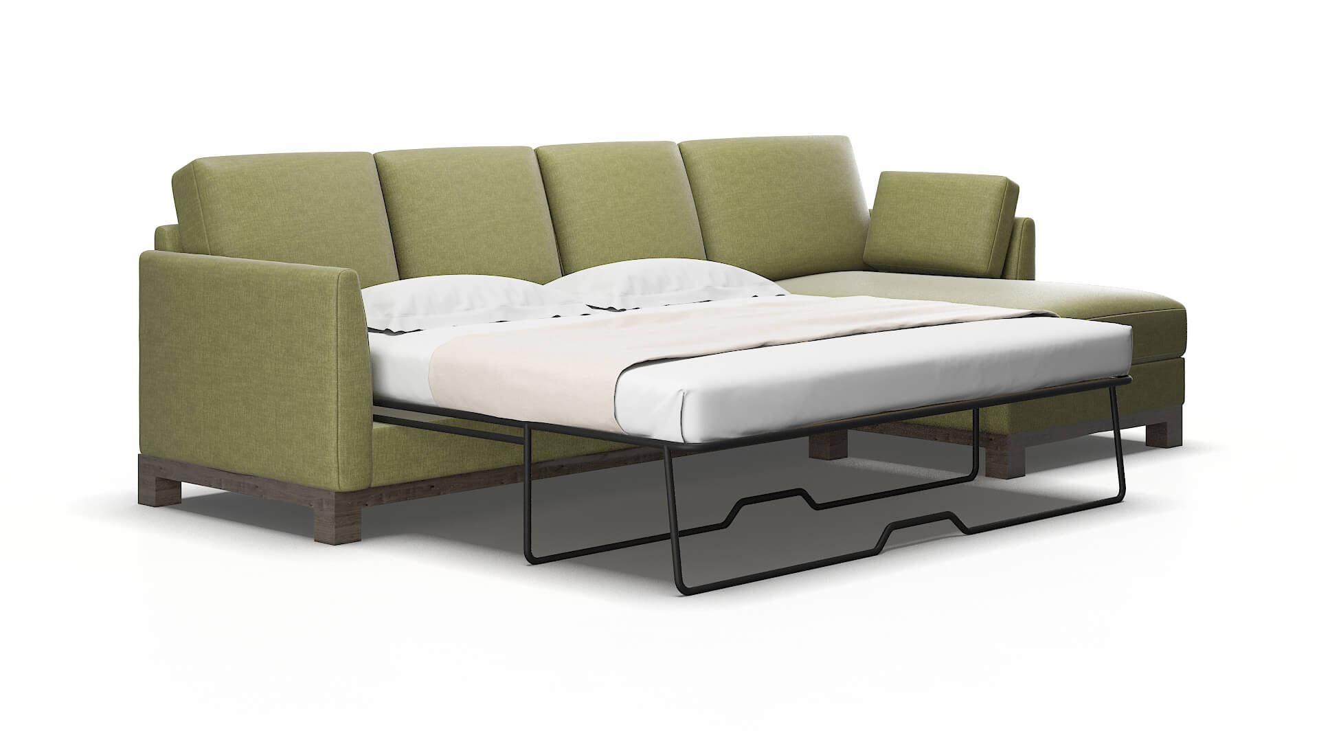 Dover Leslie lawn Panel sleeper Espresso Legs  2