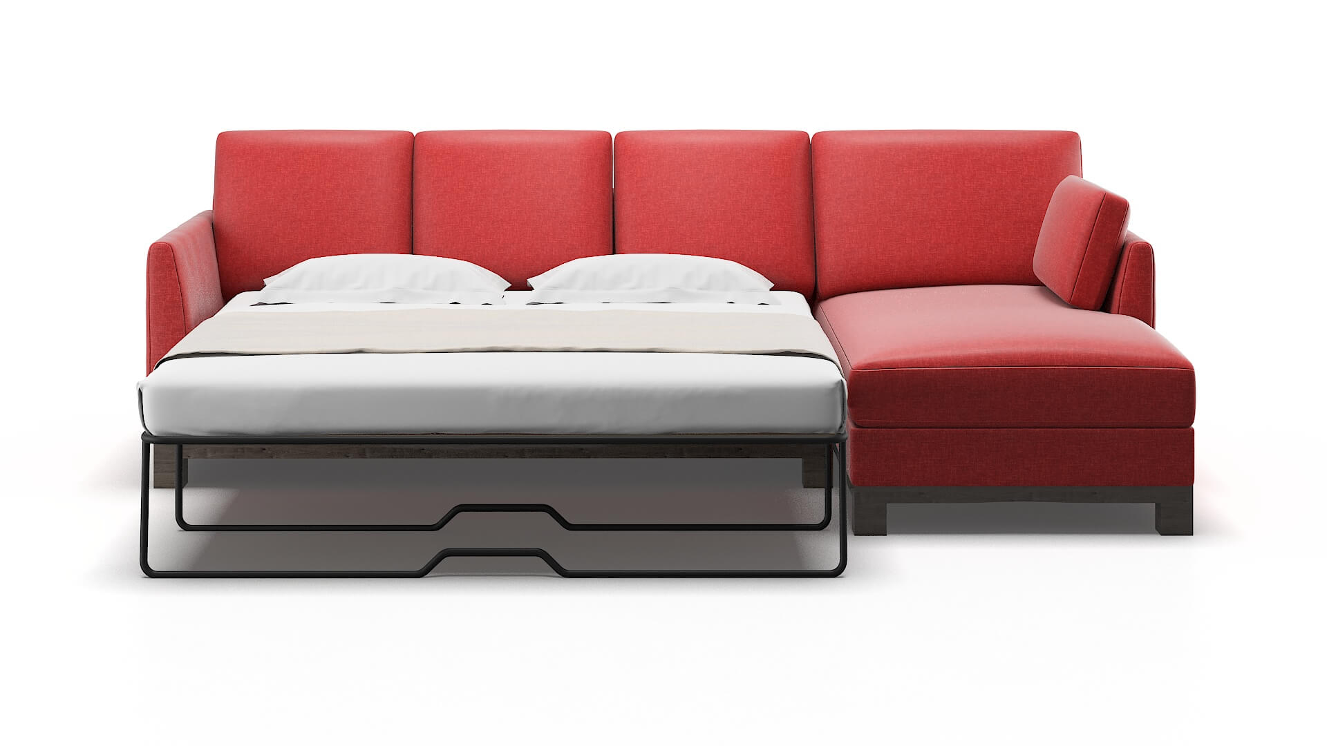 Dover Leslie Poppy Panel Sleeper Espresso legs 1