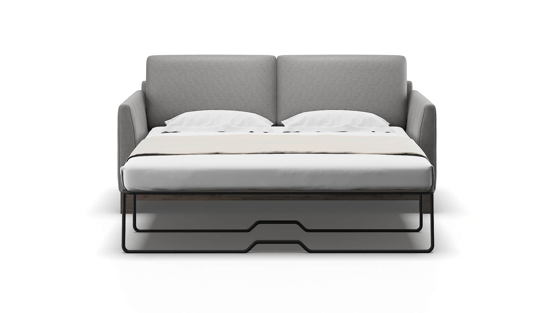 Dover Noble Smoke Sofa Sleeper Espresso legs 1