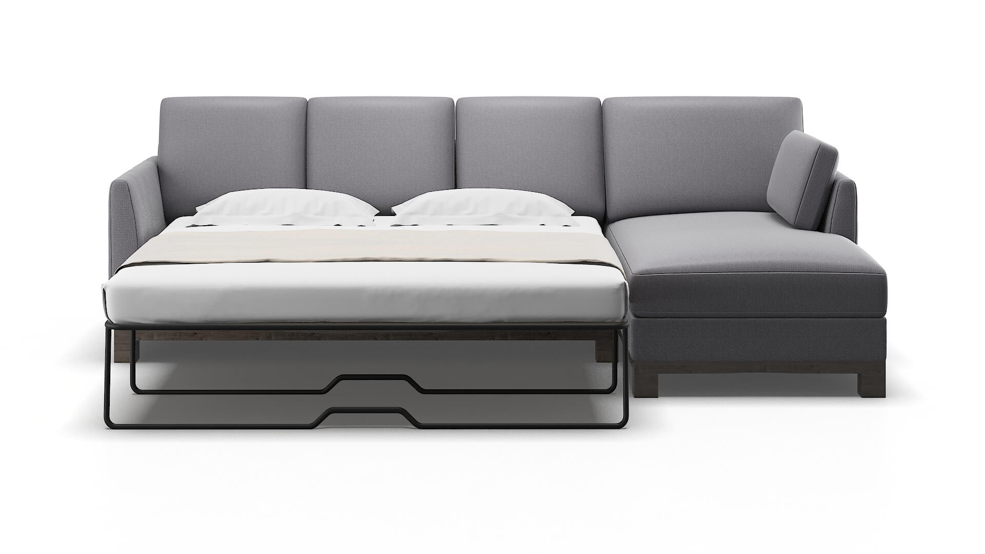 Dover Parker Ash Panel Sleeper Espresso legs 1