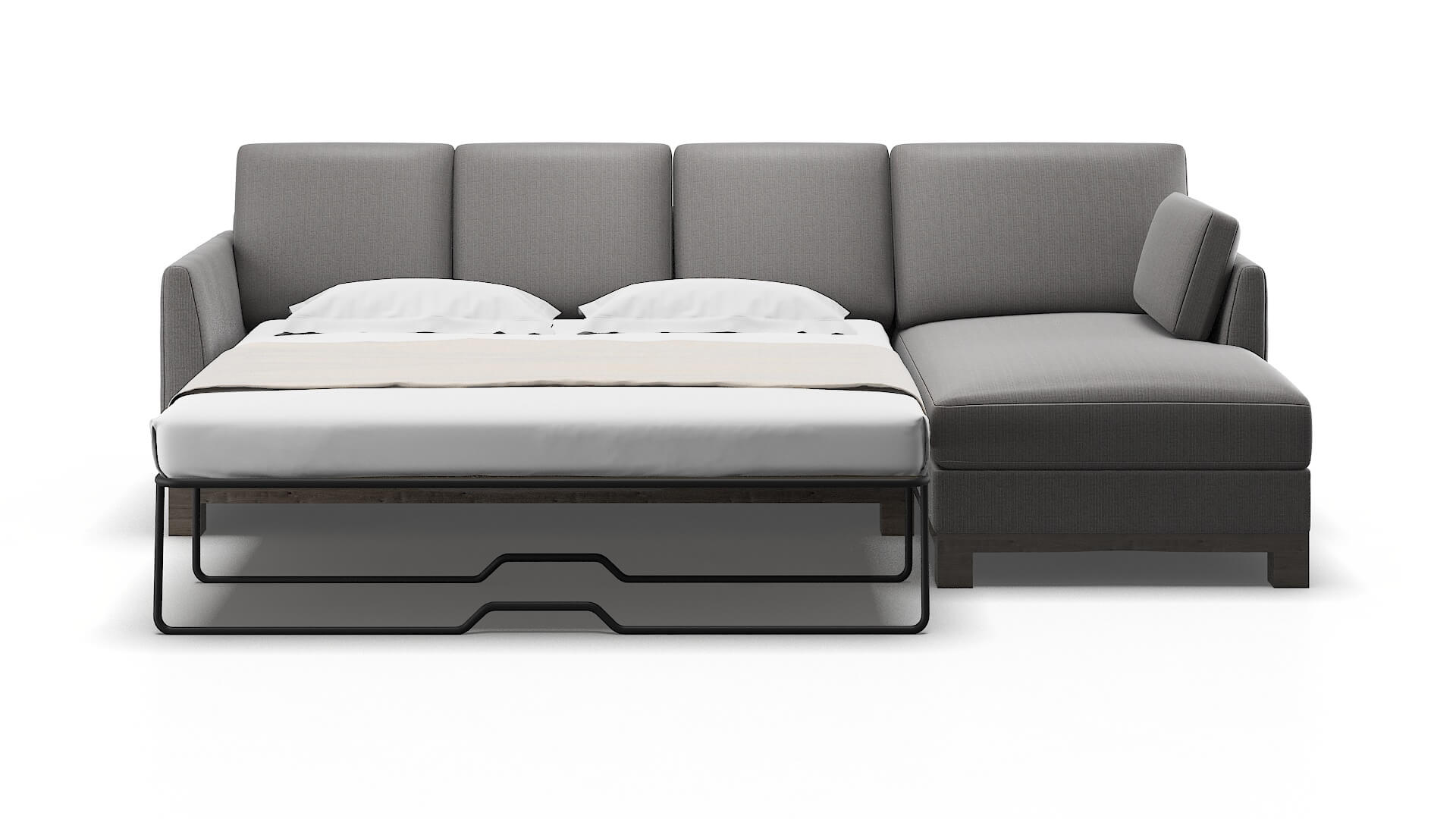 Dover Parker Graphite Panel Sleeper Espresso legs 1