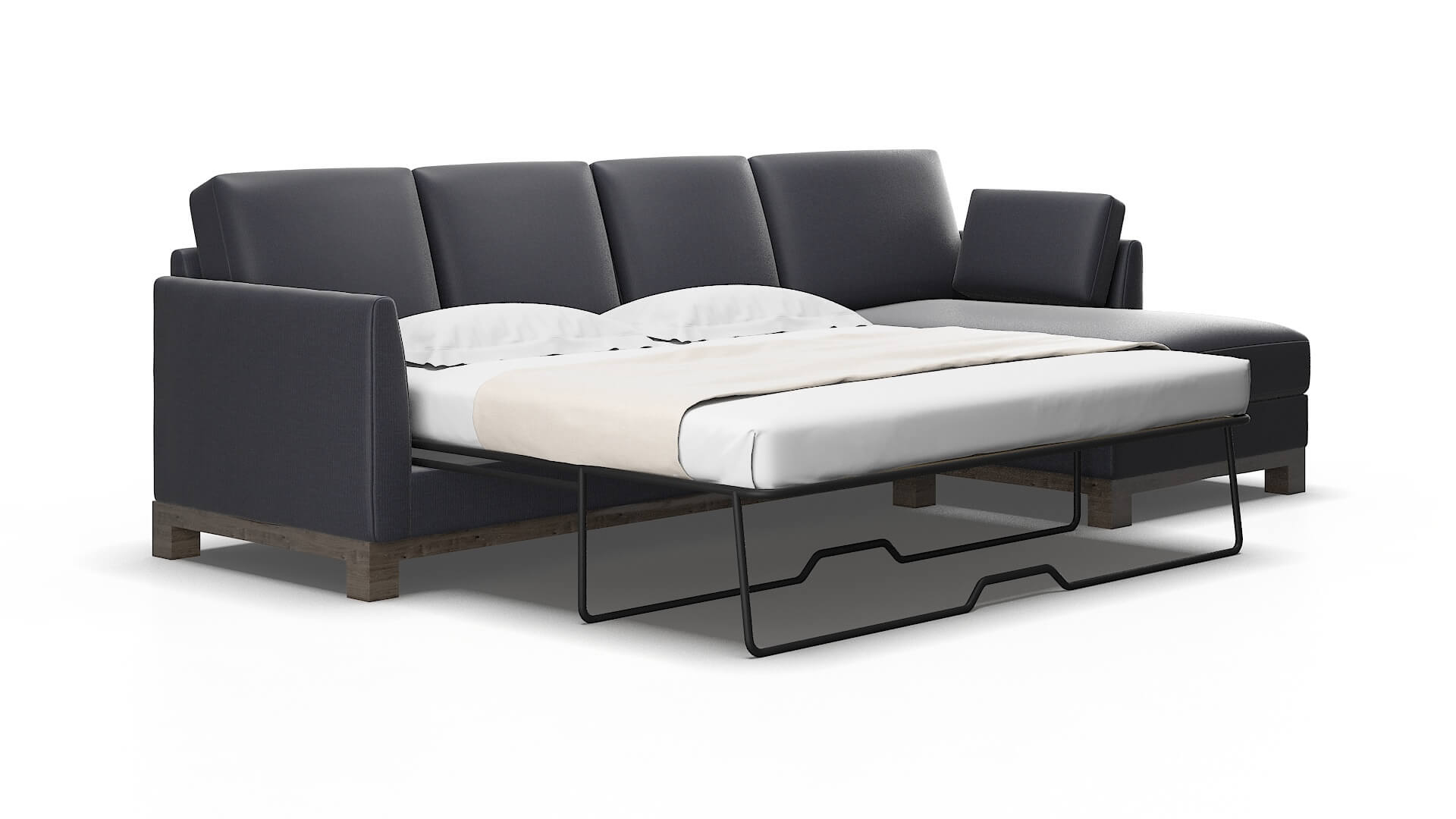 Dover Parker midnight Panel sleeper Espresso Legs  2