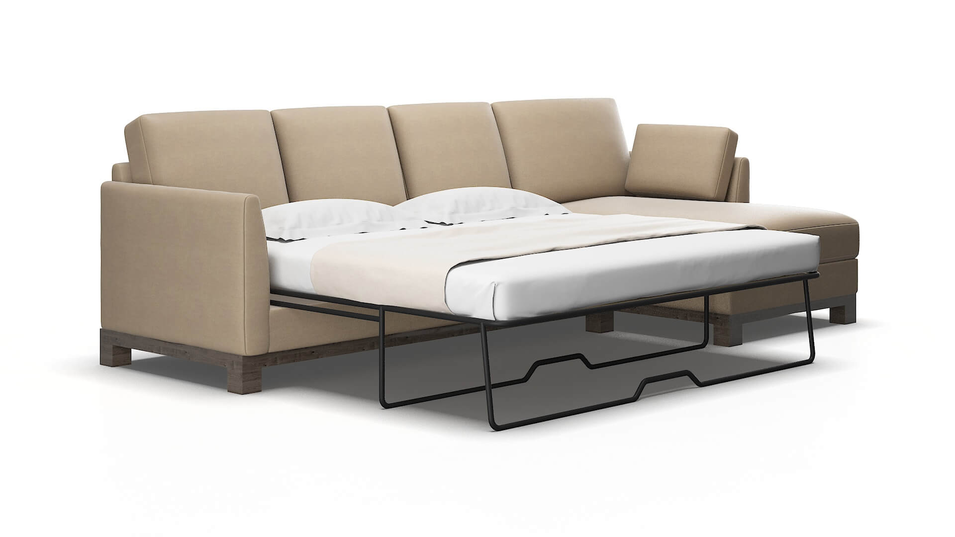 Dover Rocket Cappuccino Panel Sleeper Espresso legs 2