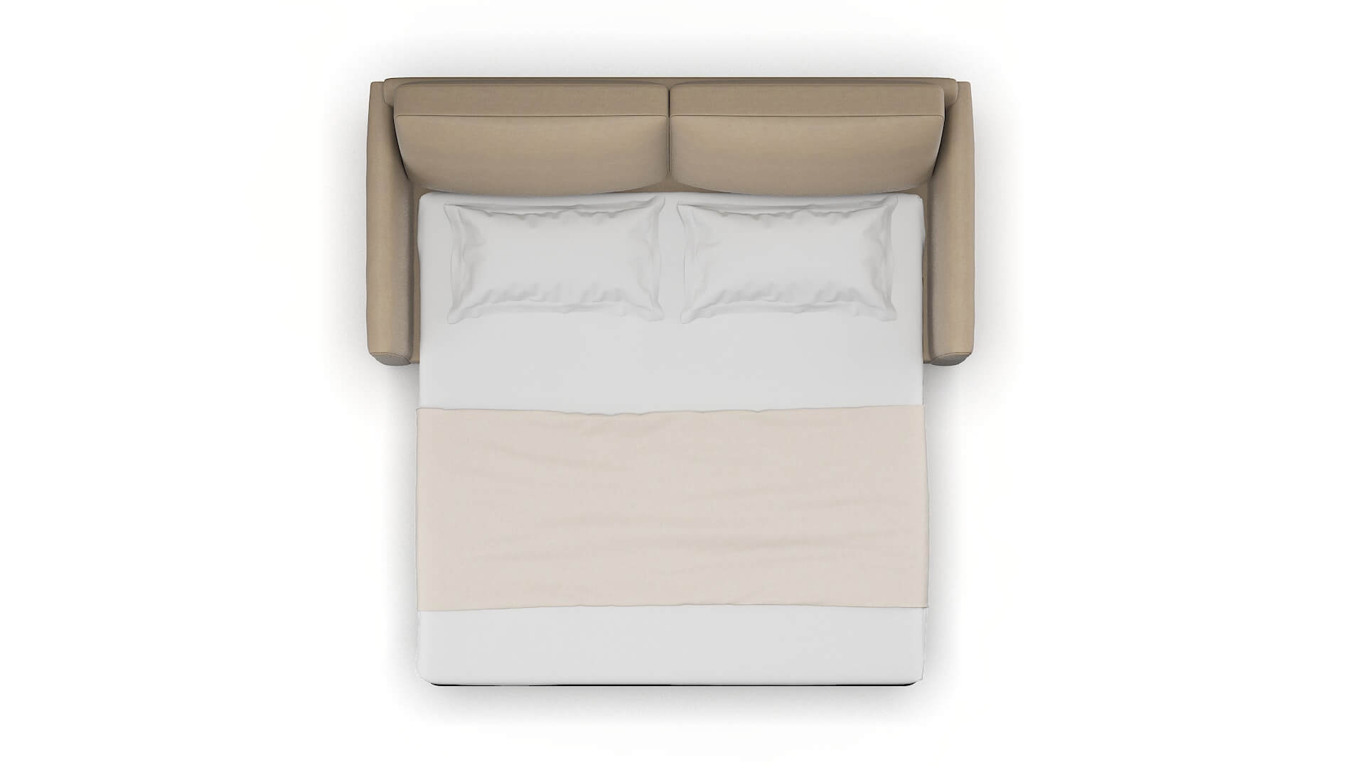 Dover Rocket Cappuccino Sofa Sleeper Espresso legs 3