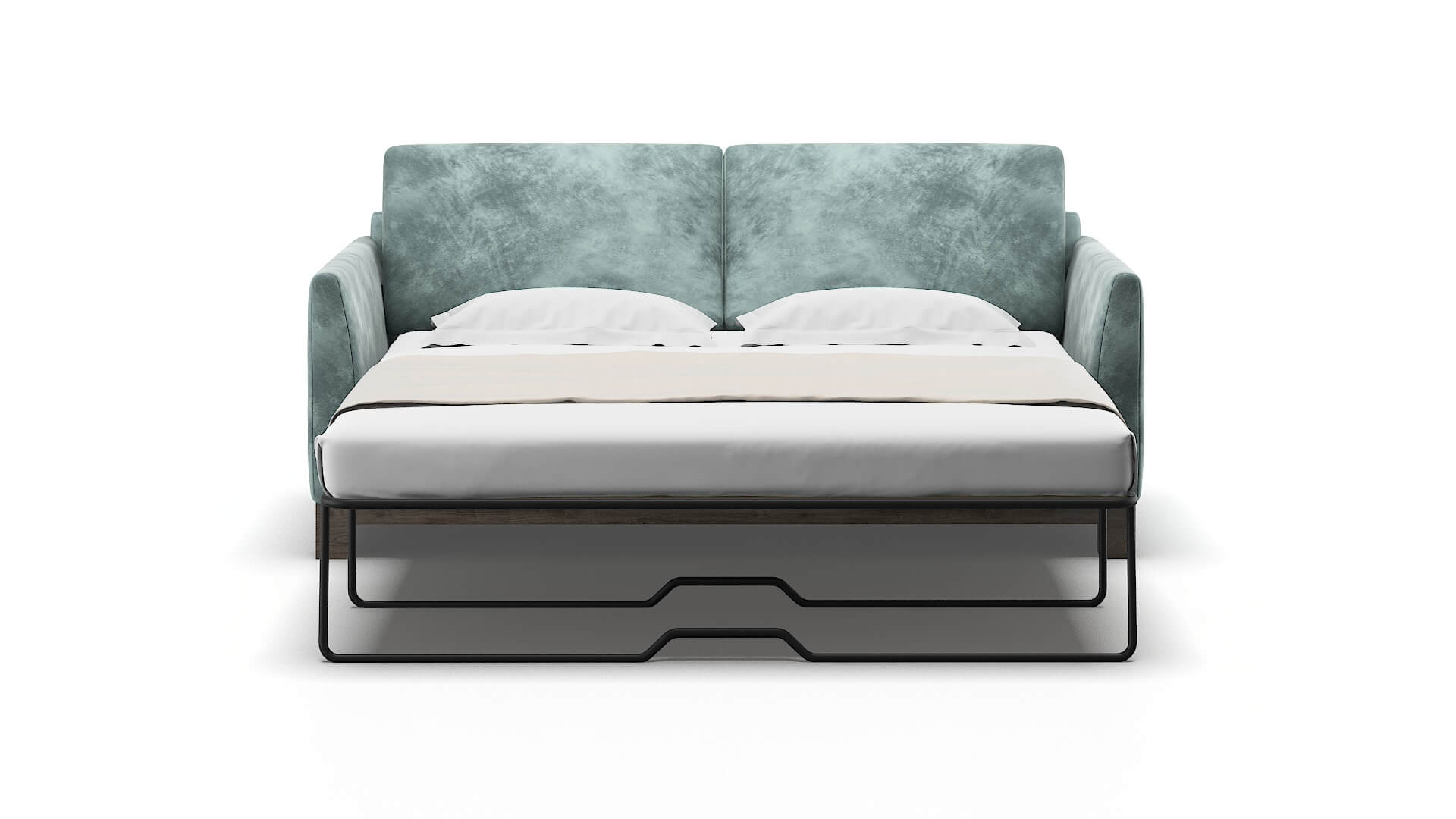 Dover Royale Cloud Sofa Sleeper Espresso legs 1