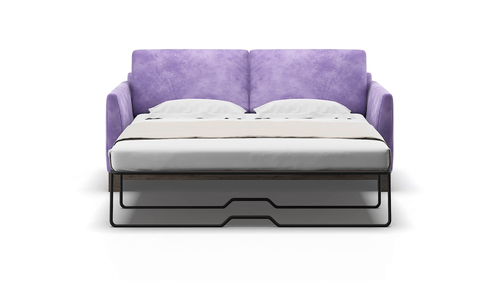 Dover Royale Lavender Sofa Sleeper Espresso legs 1