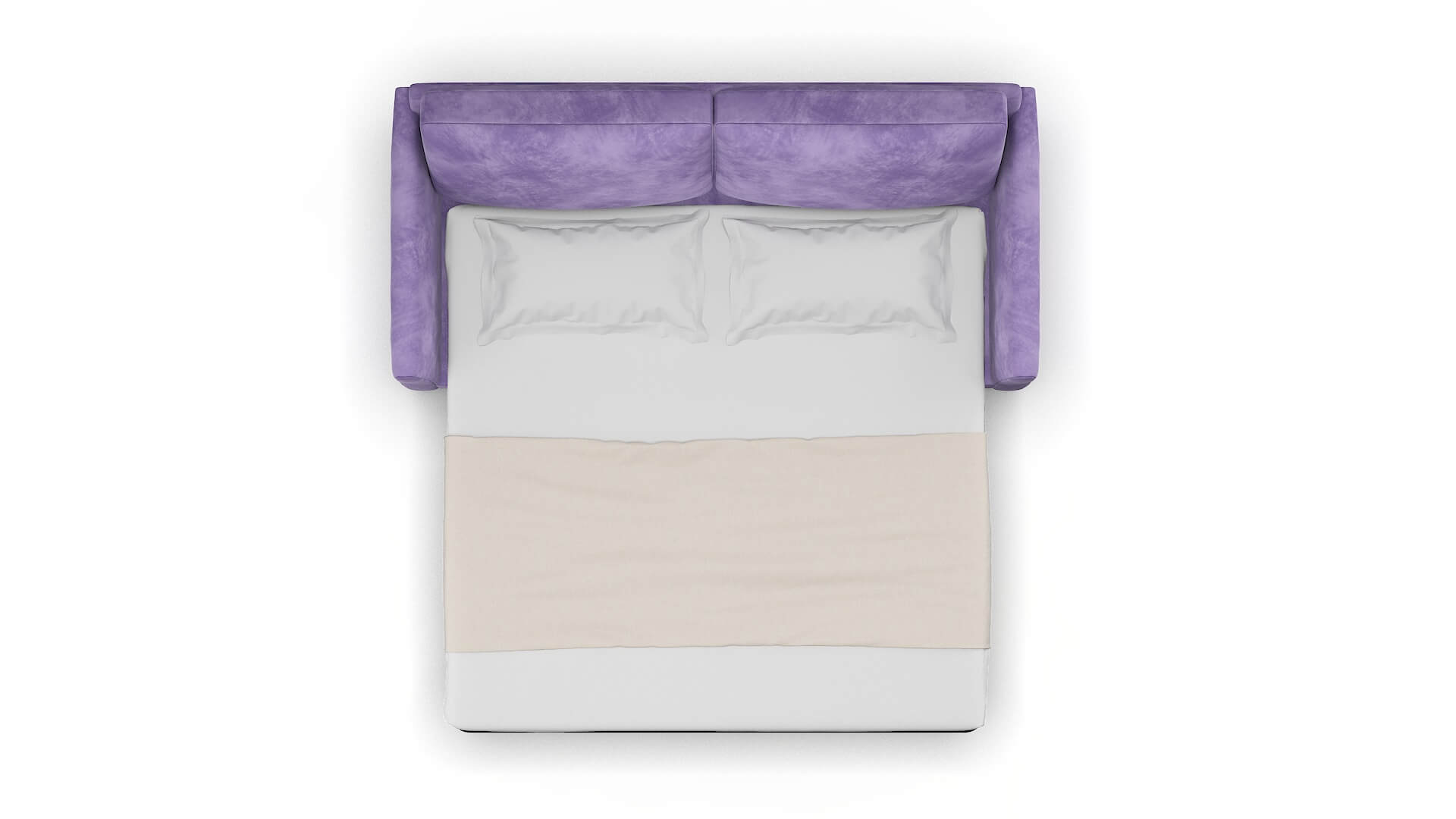 Dover Royale Lavender Sofa Sleeper Espresso legs 3