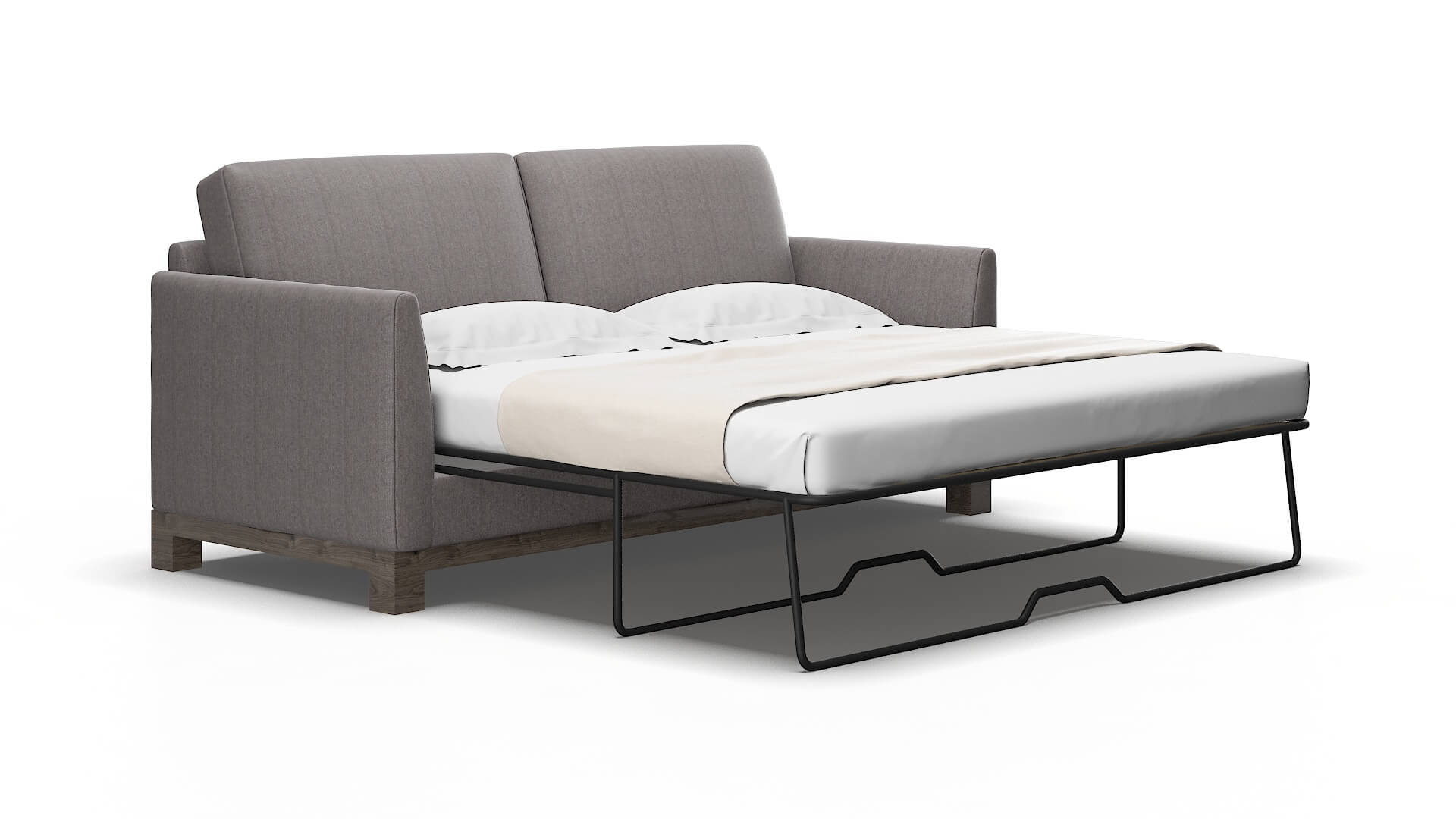 Dover Sasha granite Sofa sleeper Espresso Legs  2