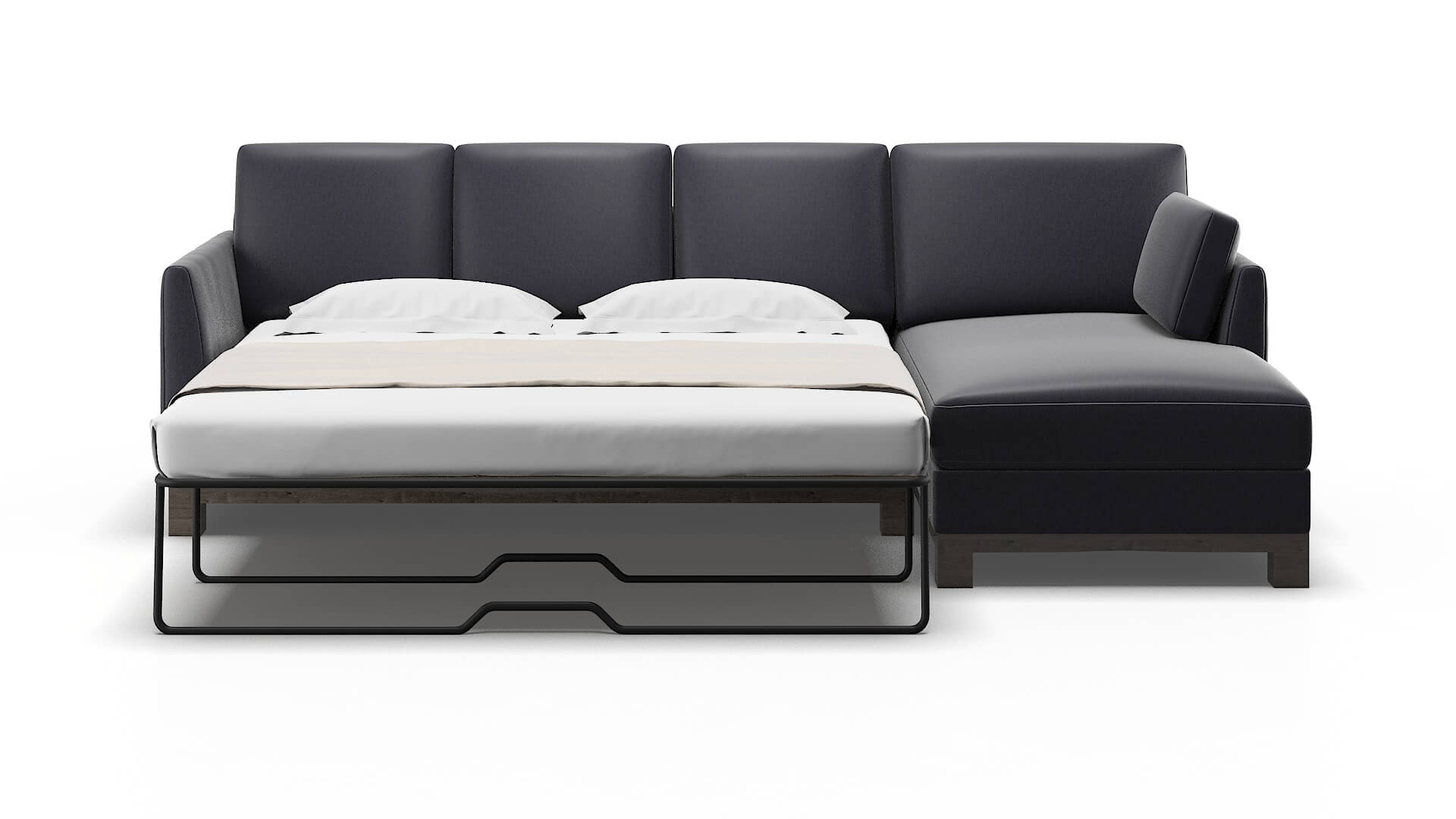 Dover Sasha Navy Panel Sleeper Espresso legs 1