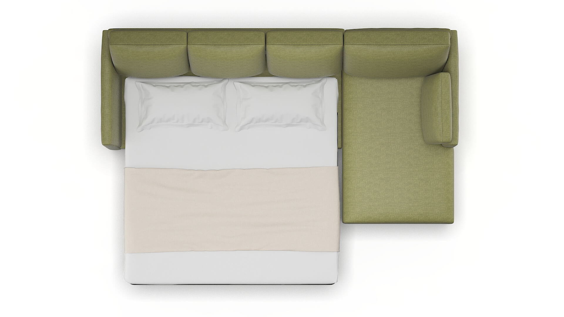 Dover Simplex Sour_apple Panel Sleeper Espresso legs 3