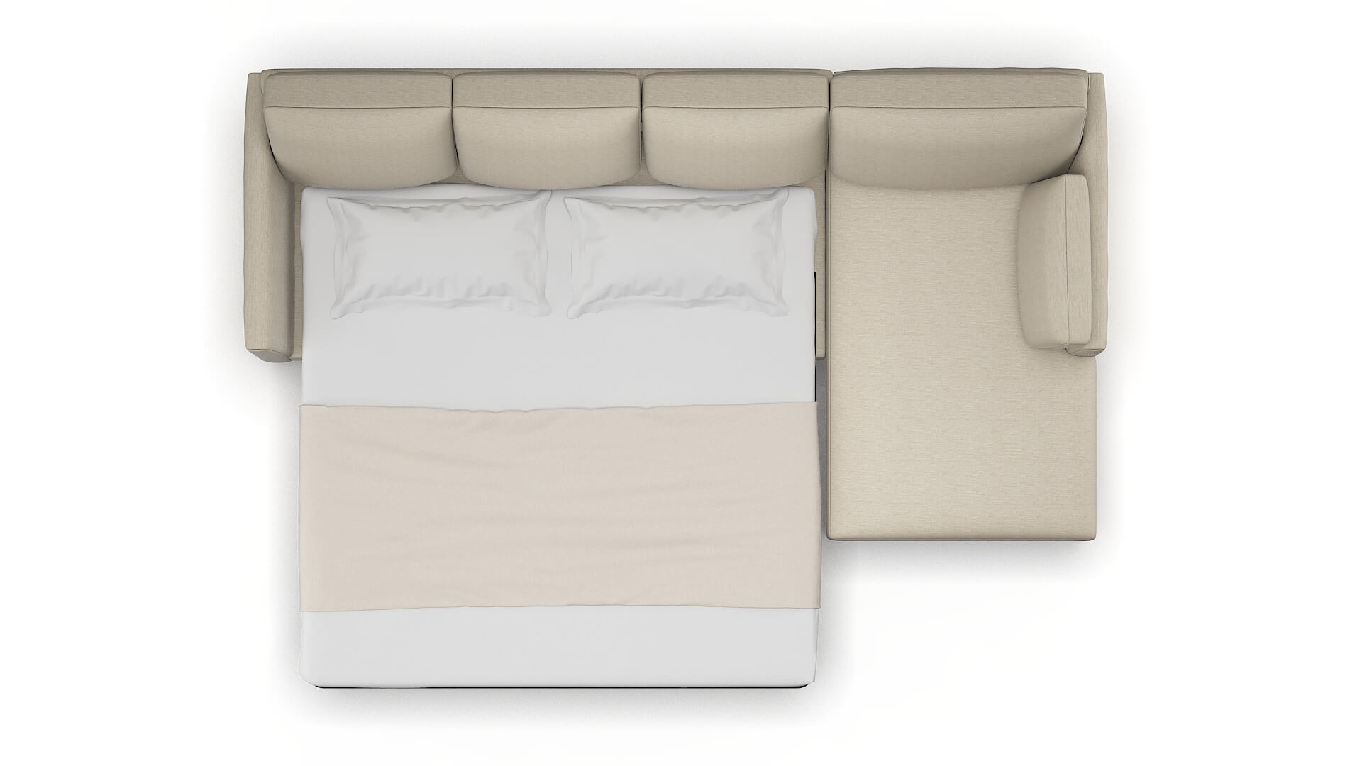 Dover Sosoftness 72 Panel Sleeper Espresso legs 3