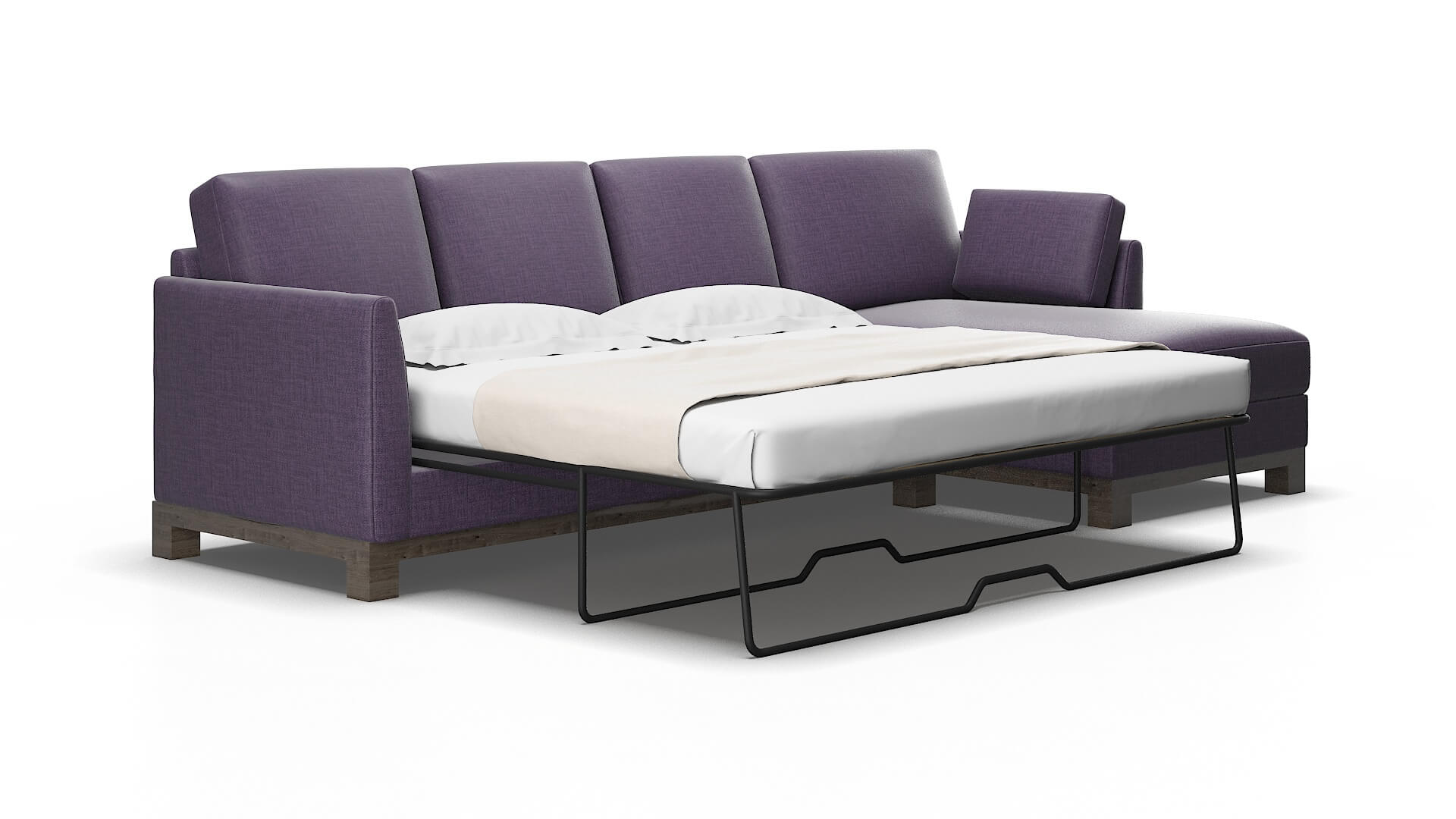 Dover Tess blackberry Panel sleeper Espresso Legs  2