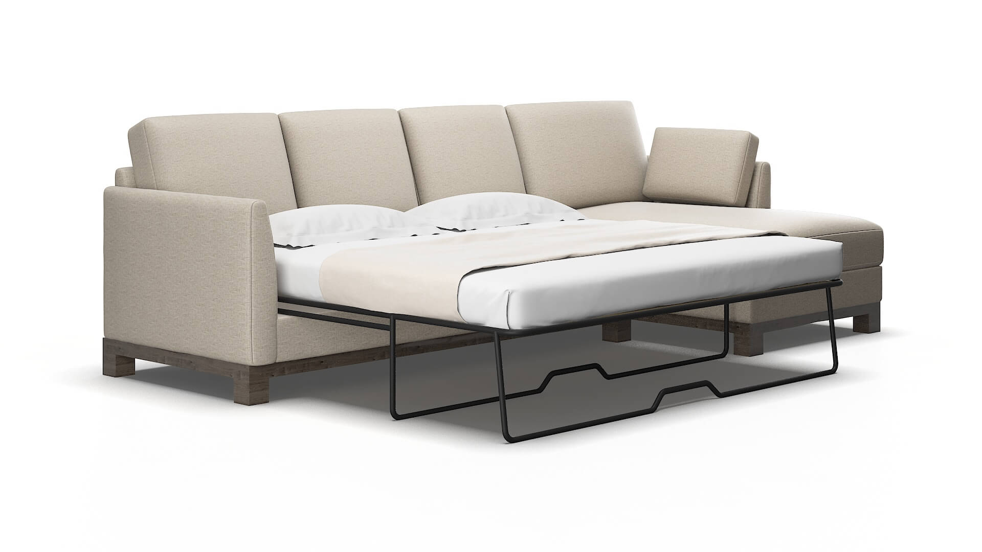 Dover Urban_d steel Panel sleeper Espresso Legs  2