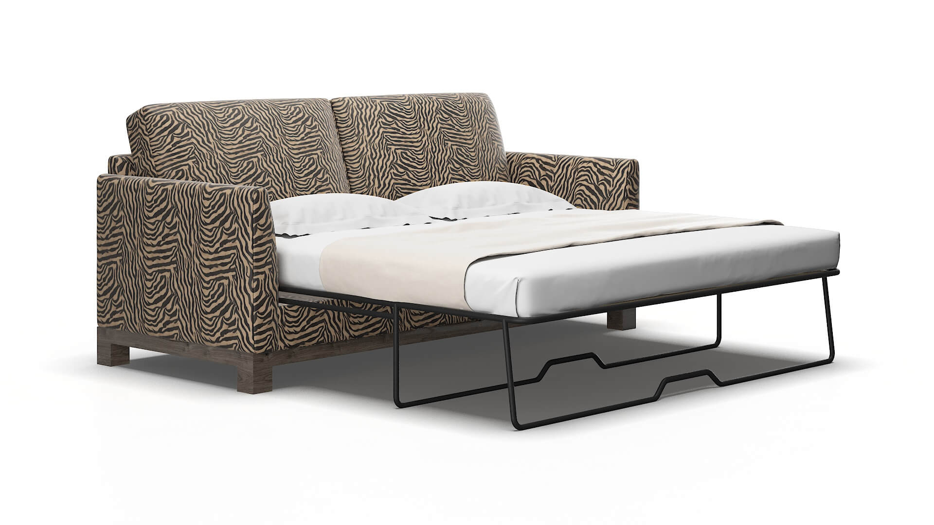 Dover Zambia Coffee Sofa Sleeper Espresso legs 2