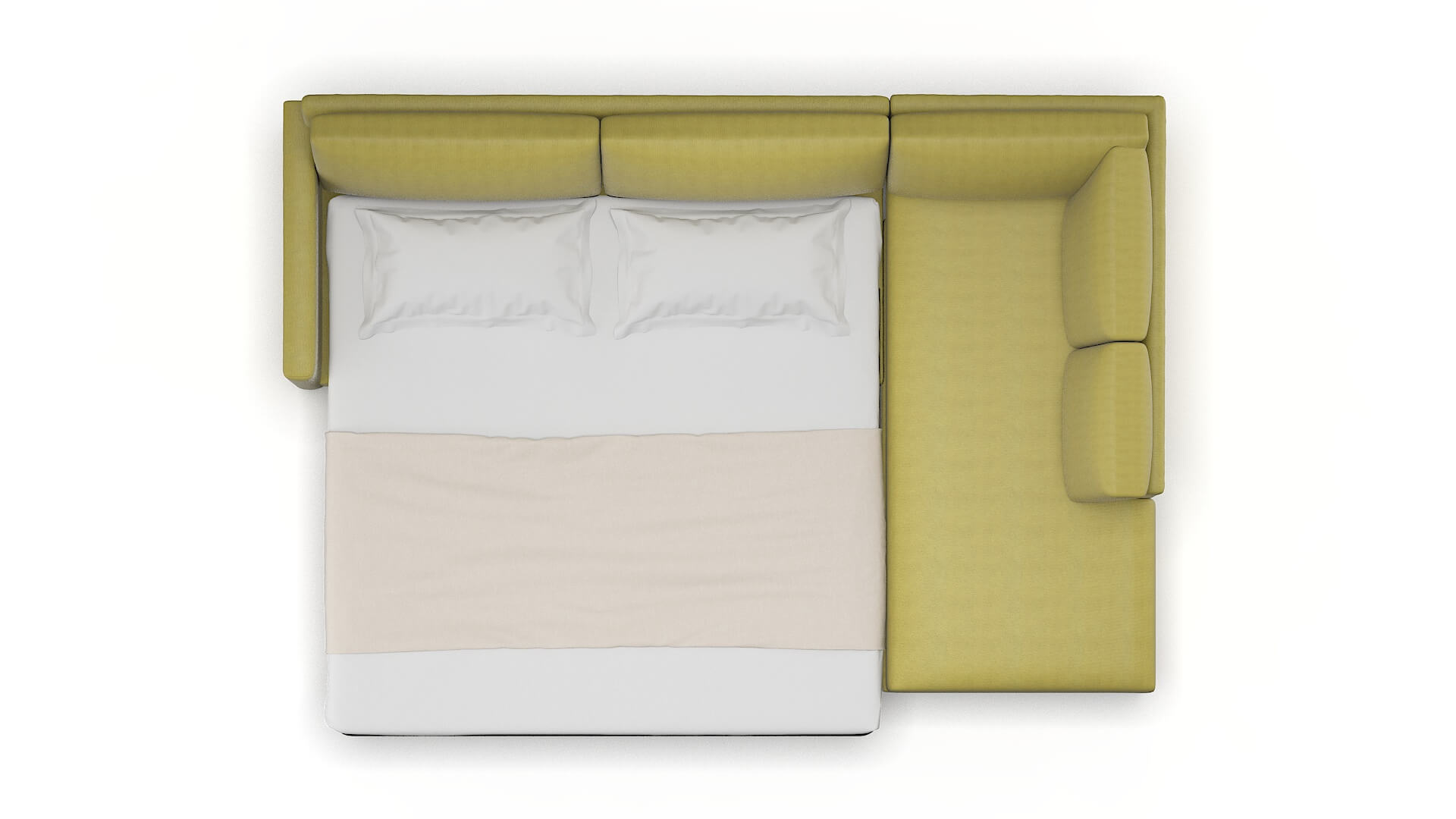 Dresden Bella Apple Panel Sleeper Espresso legs 3