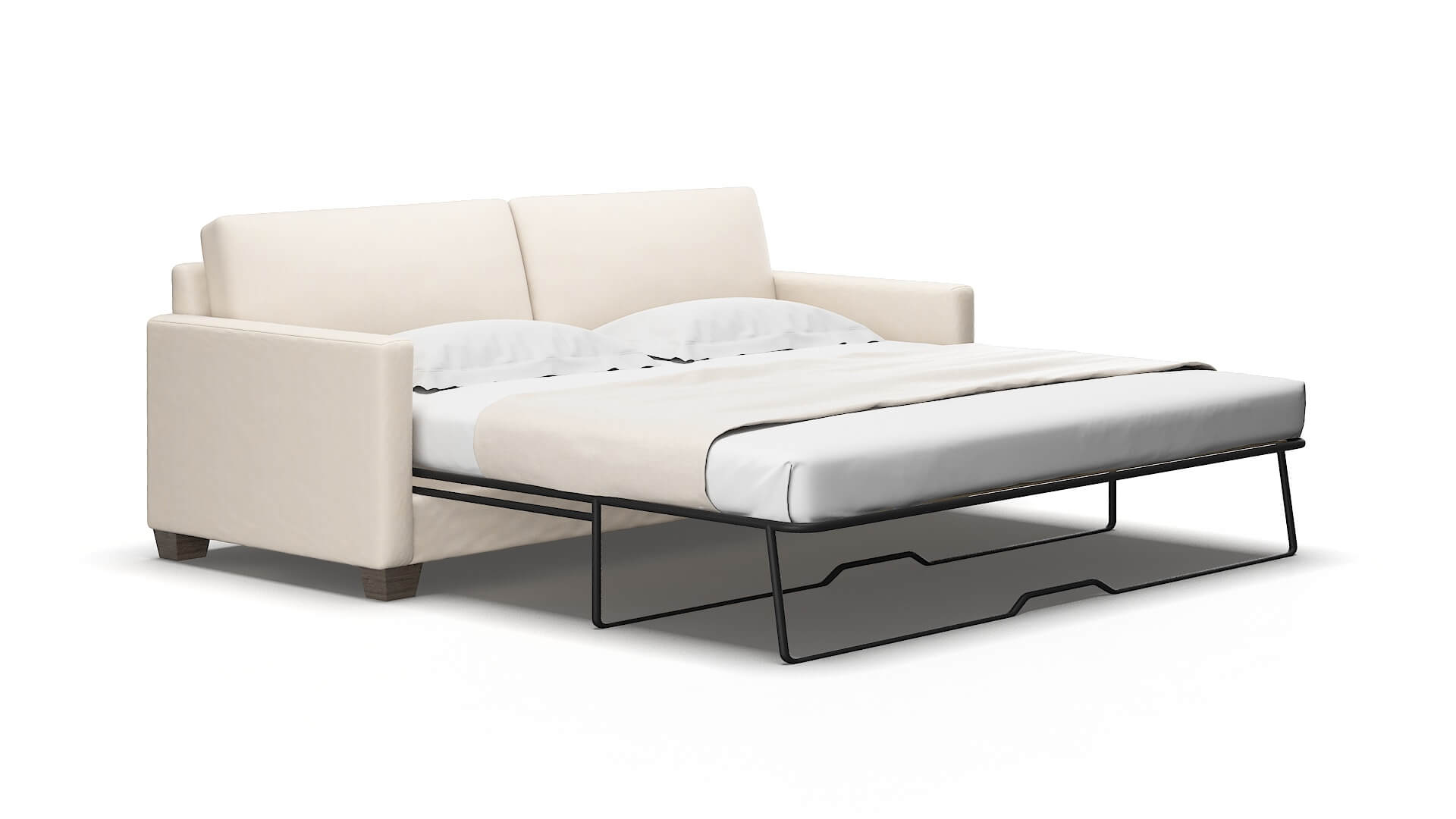Dresden Bella buckwheat Sofa sleeper Espresso Legs  2