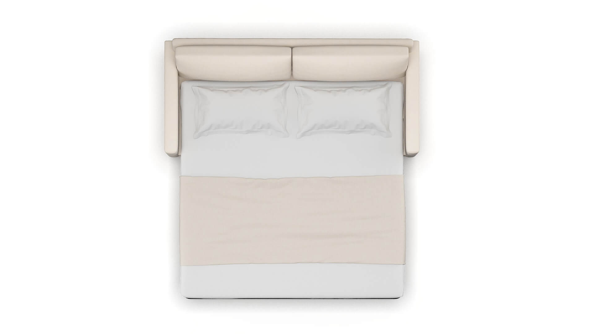 Dresden Bella Buckwheat Sofa Sleeper Espresso legs 3