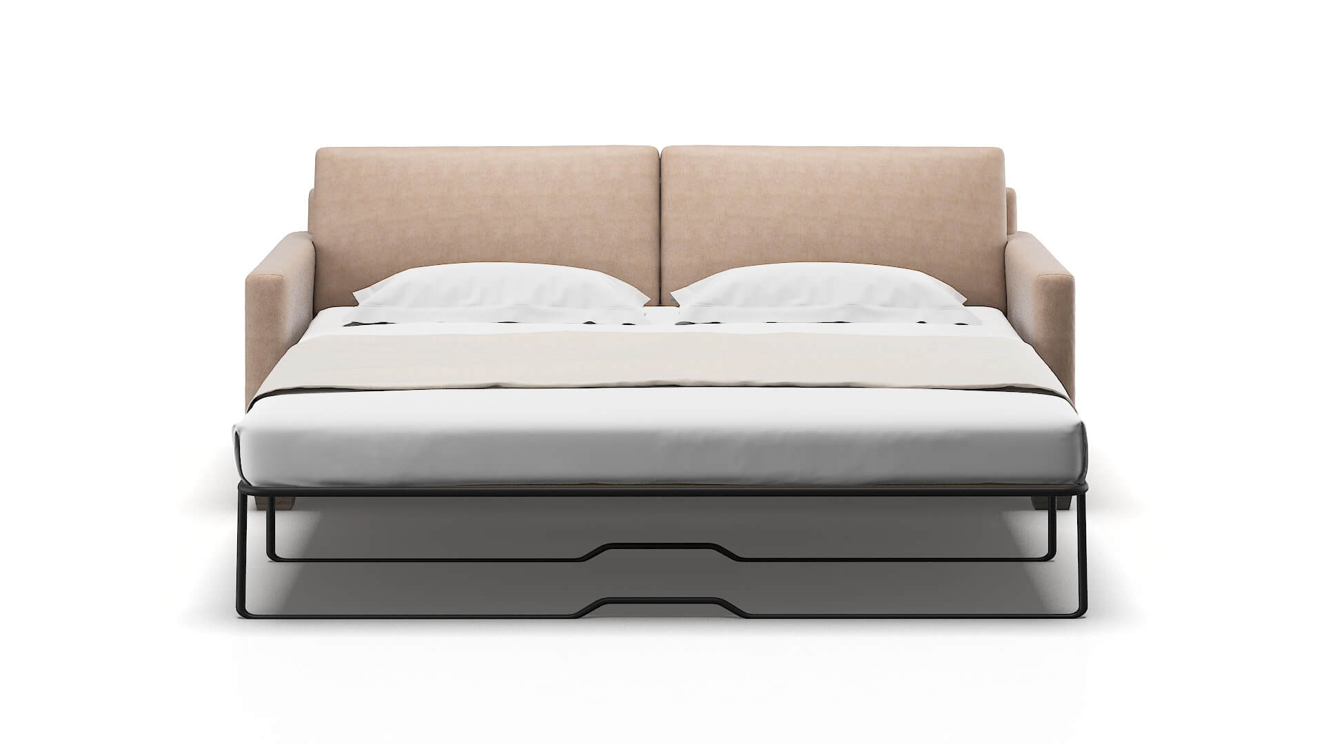 Dresden Bella Pewter Sofa Sleeper Espresso legs 1