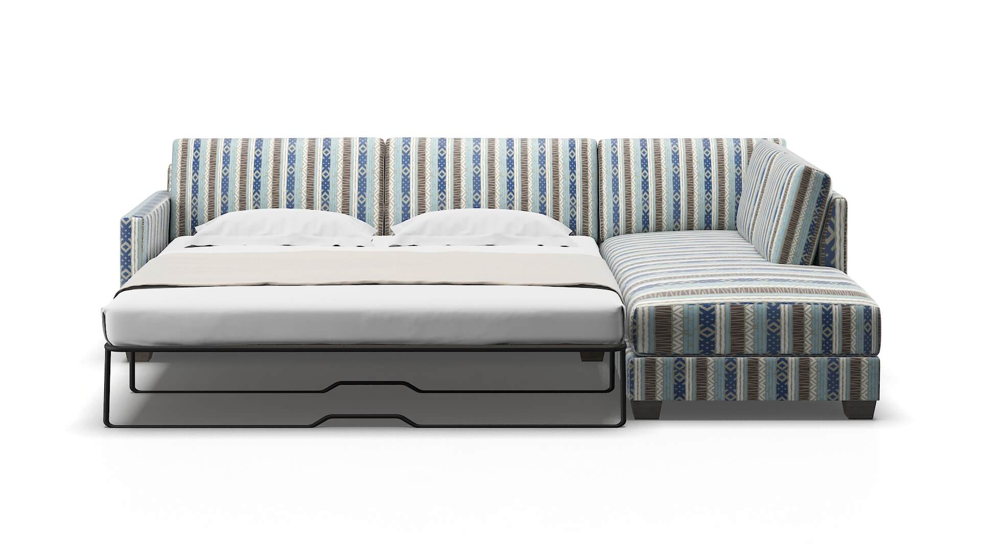 Dresden Bodhi Indigo Panel Sleeper Espresso legs 1