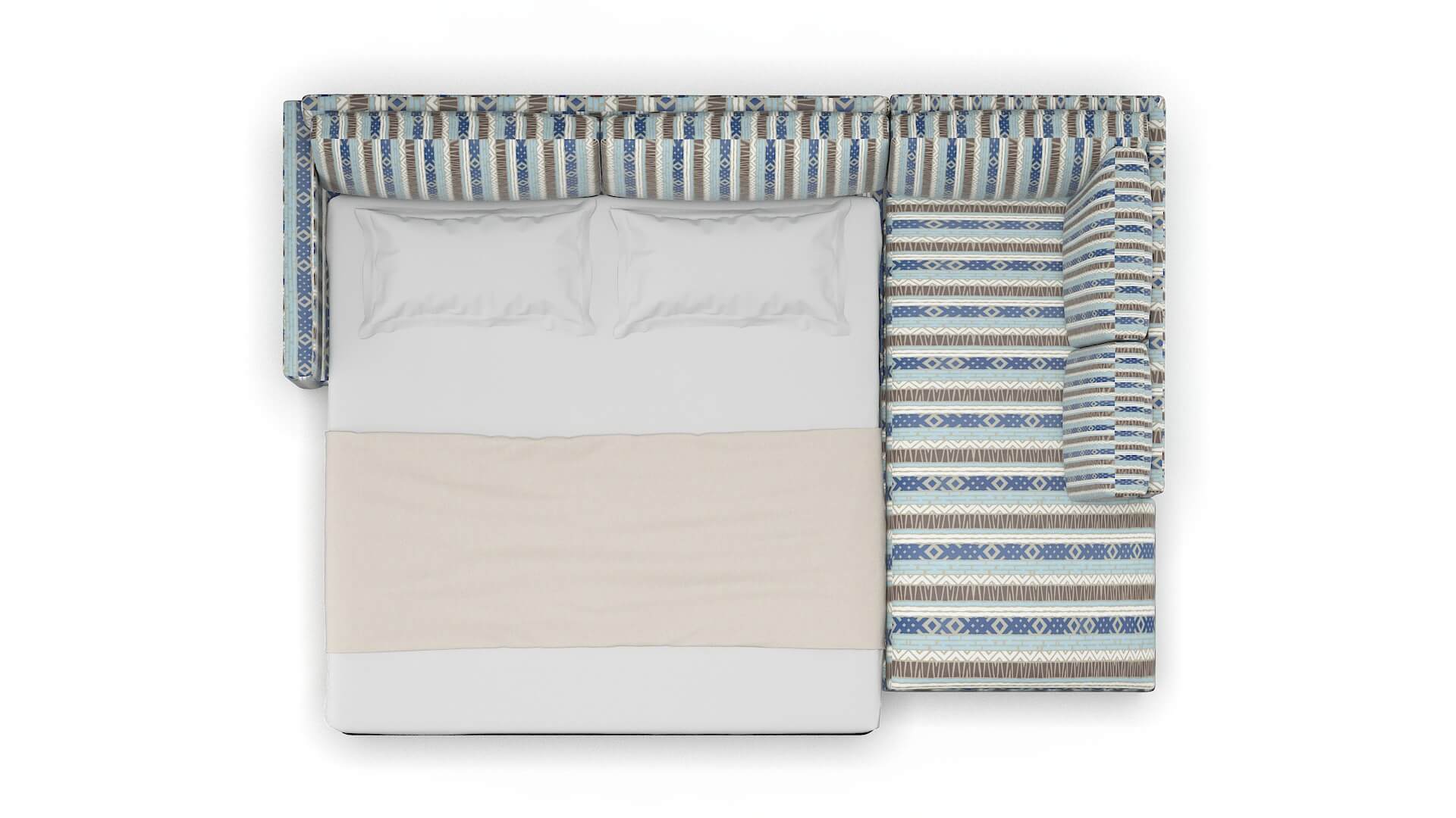 Dresden Bodhi Indigo Panel Sleeper Espresso legs 3