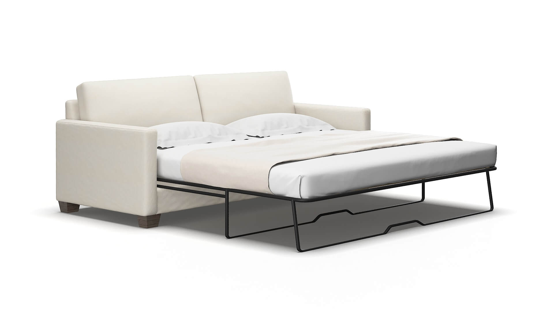 Dresden Bungalow ivory Sofa sleeper Espresso Legs  2