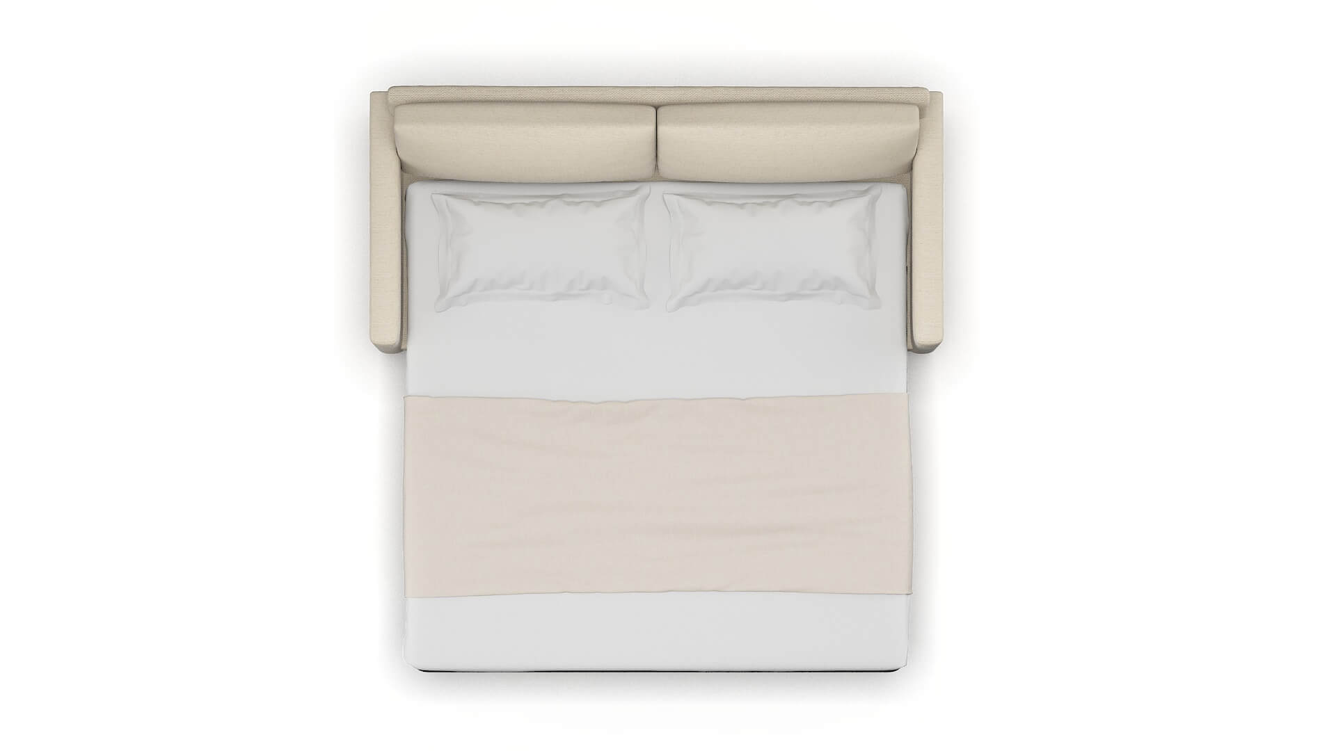 Dresden Chance Sand Sofa Sleeper Espresso legs 3