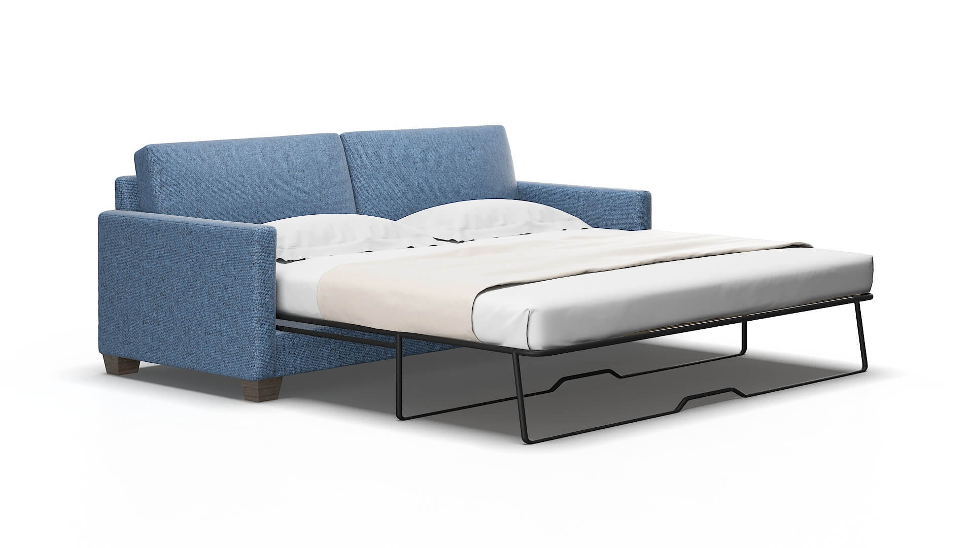Dresden Clyde Deep_ocean Sofa Sleeper Espresso legs 2