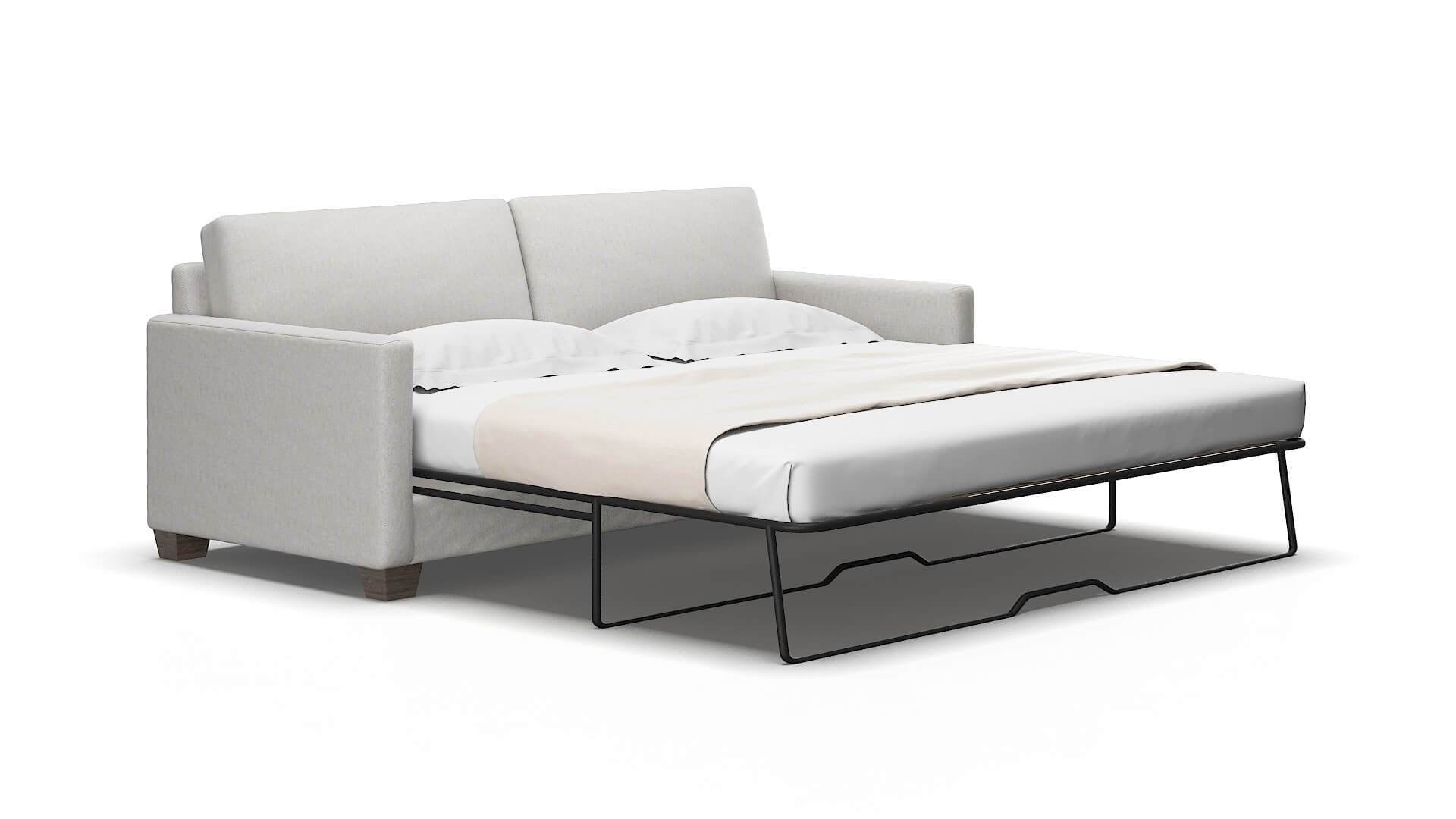 Dresden Cosmo silver Sofa sleeper Espresso Legs  2
