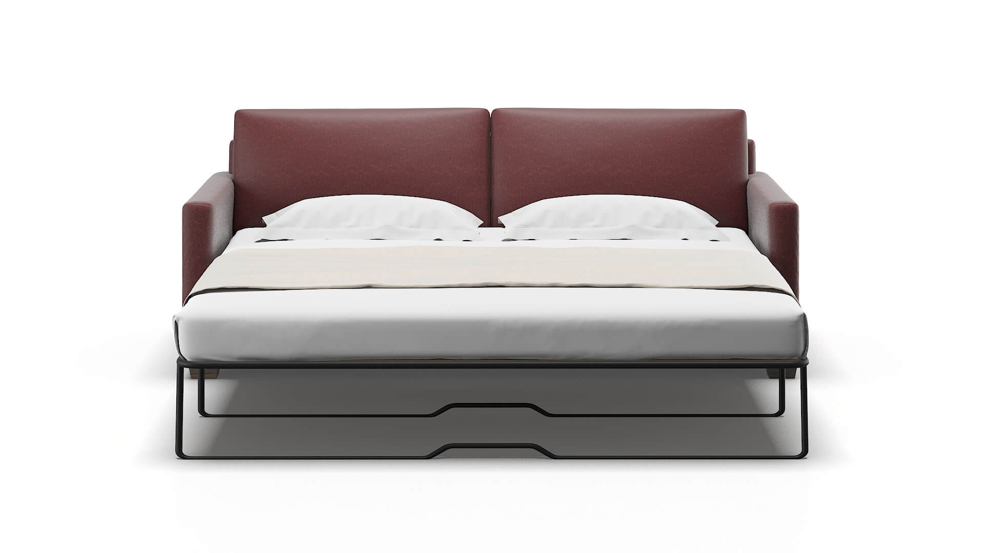 Dresden Derby Berry Sofa Sleeper Espresso legs 1