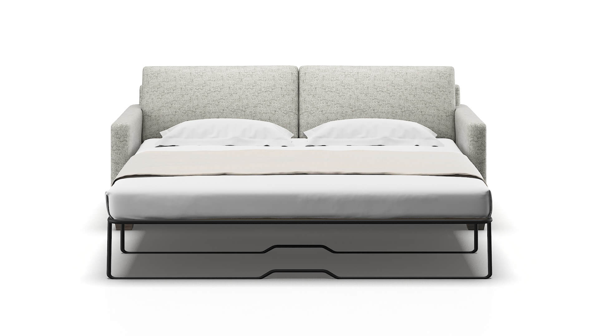 Dresden Derby Silver Sofa Sleeper Espresso legs 1